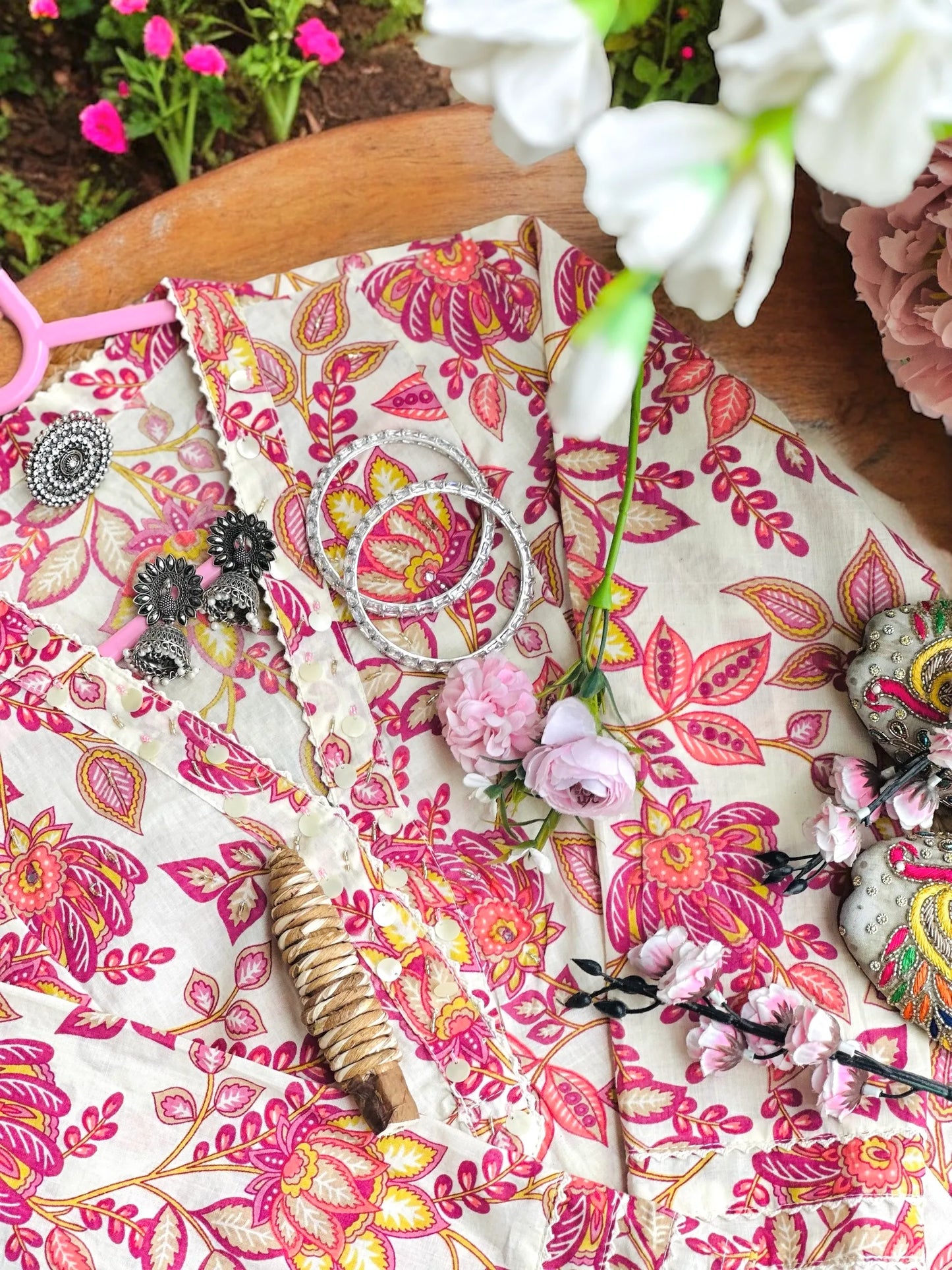 Kalamkari Meher MulMul Suit Set
