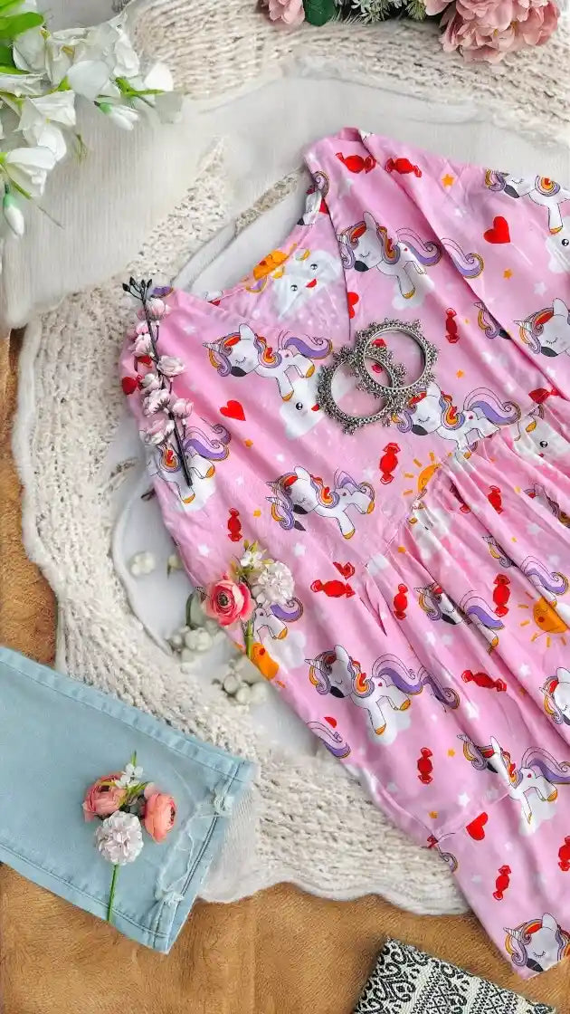 Unicorn Dreamland Peplum Top