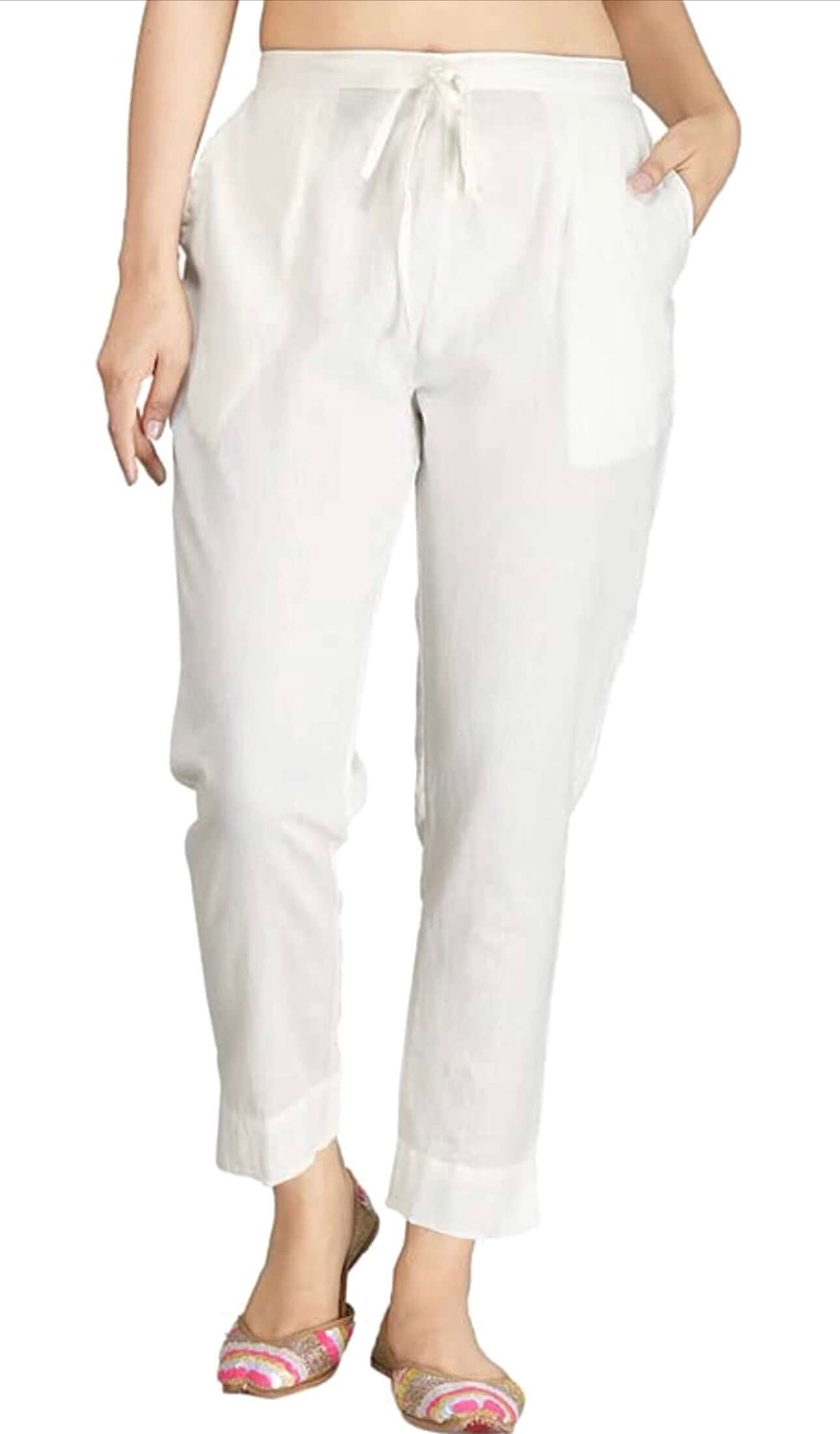 The Classy White Linen Cotton Must Pick Pants