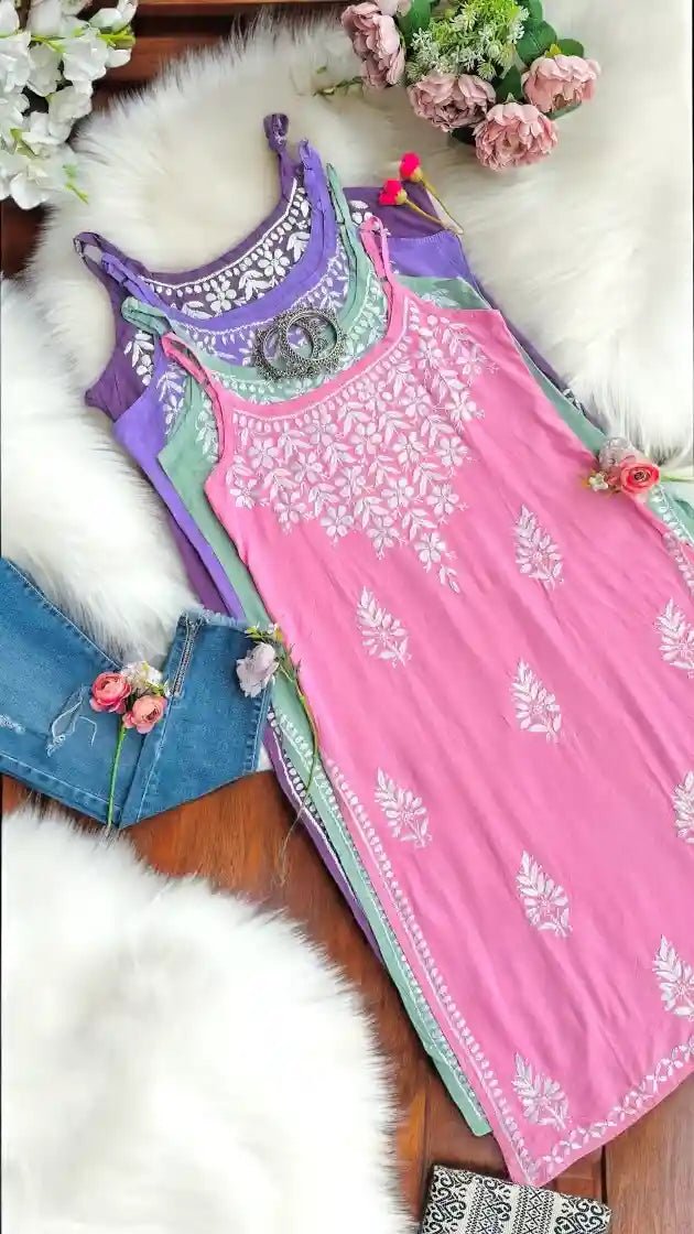 Blush Green Aliya Noor Slit Kurta - Passion for Fashion by Shivani