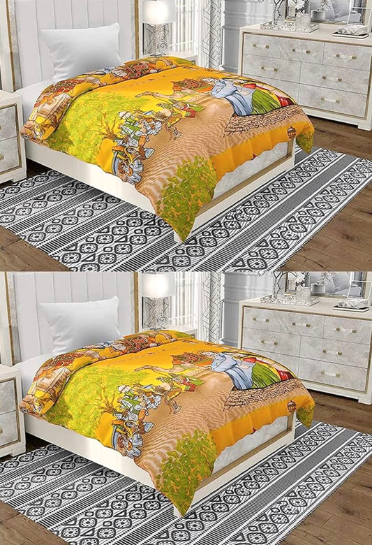 Jaipuri Camel All Season Long Jaipuri Blanket - Passion for Fashion by Shivani