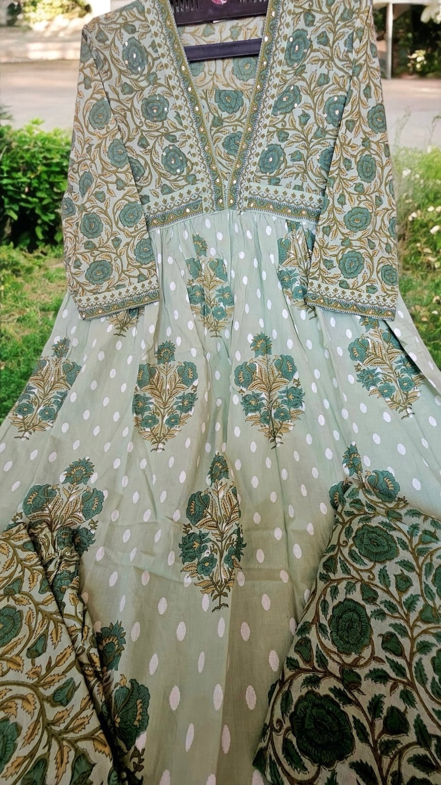 Blush Green Meher Suit Set - Passion for Fashion by Shivani