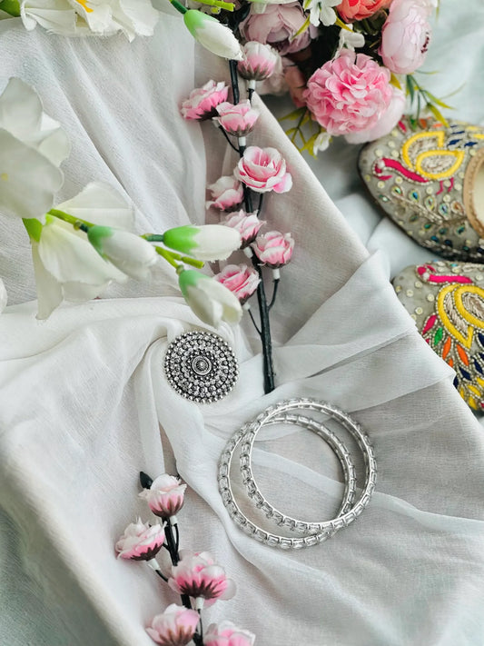 Must Pick White Chiffon Dupatta - Passion for Fashion by Shivani