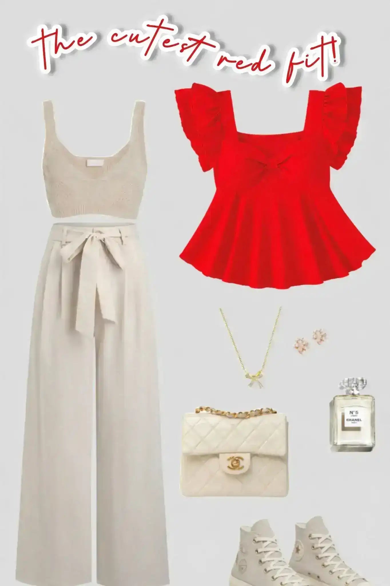 Scarlet Bow Peplum Top