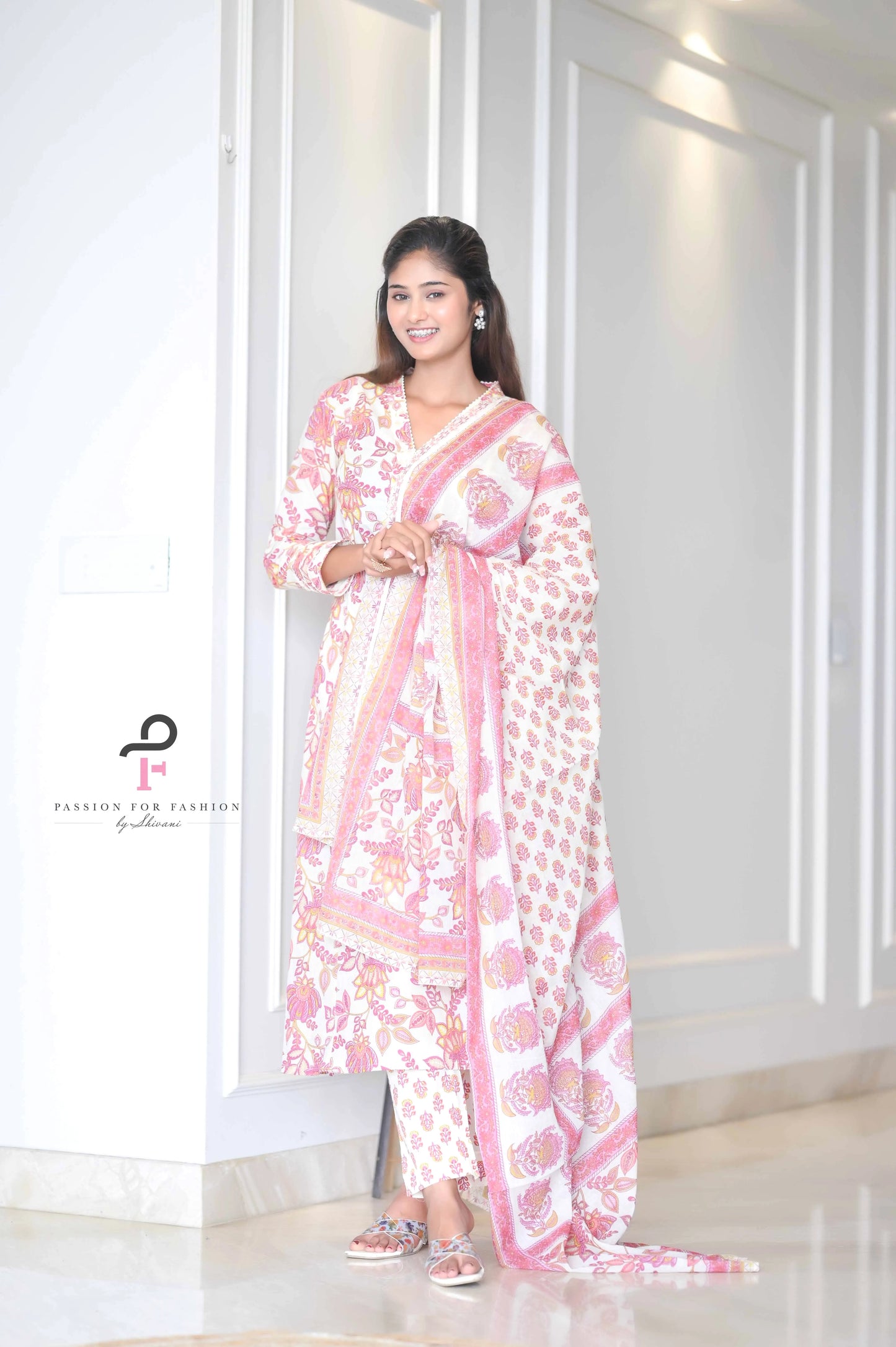 Kalamkari Meher MulMul Suit Set