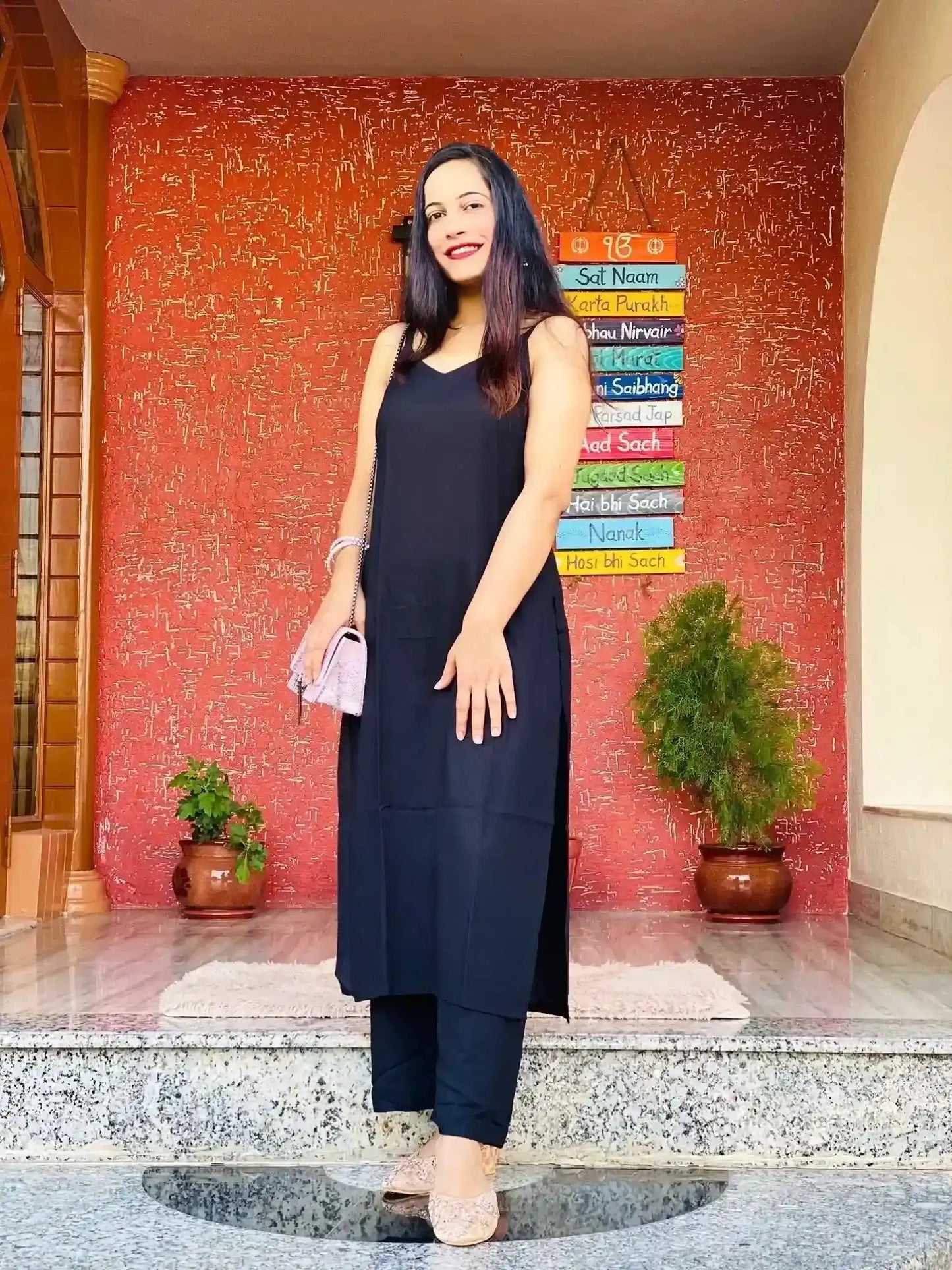 Classic Soft Black Cord Set - Passion for Fashion by Shivani