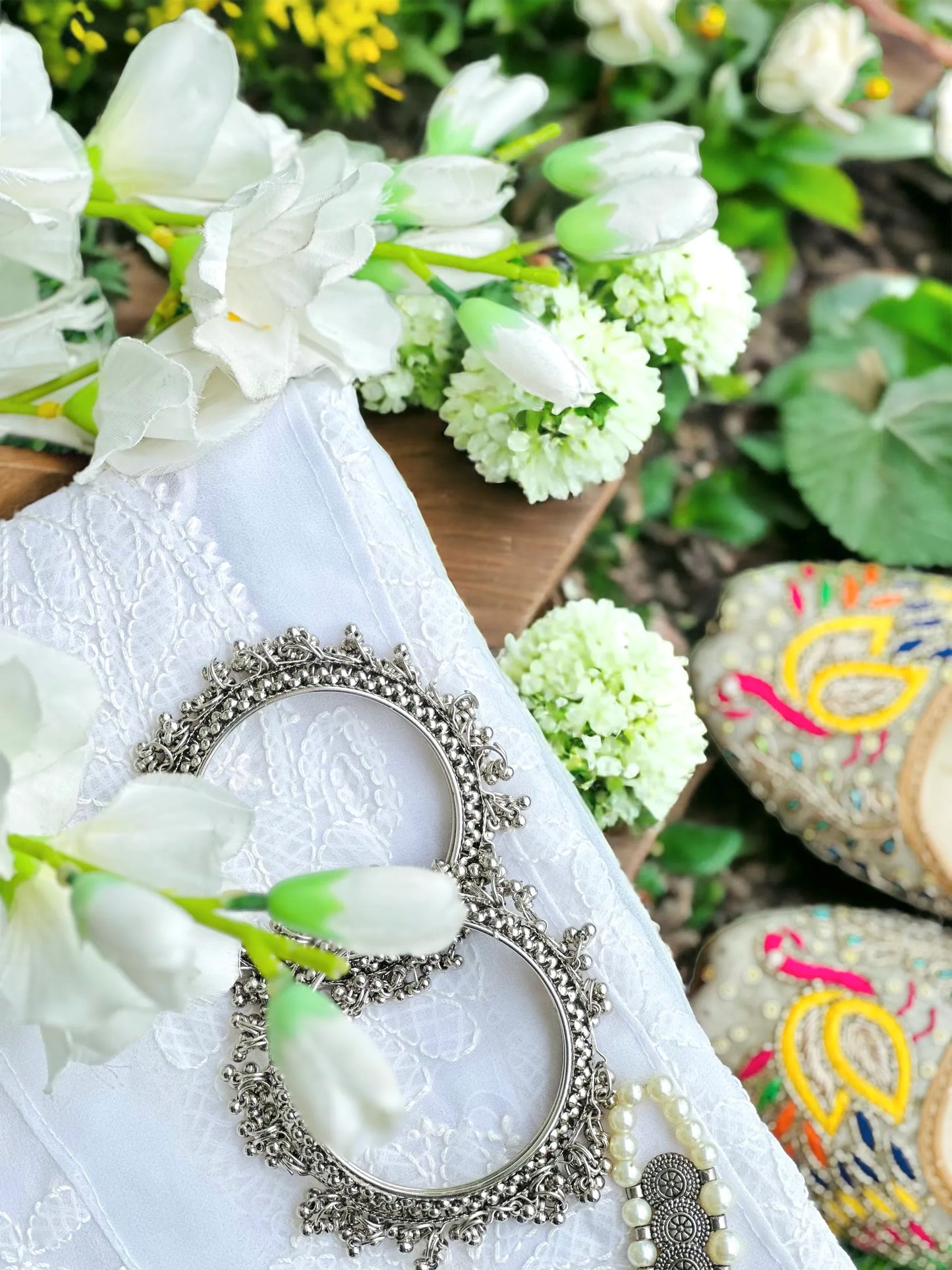 Amaaya Chikankari Flaired Embroidered Palazzo