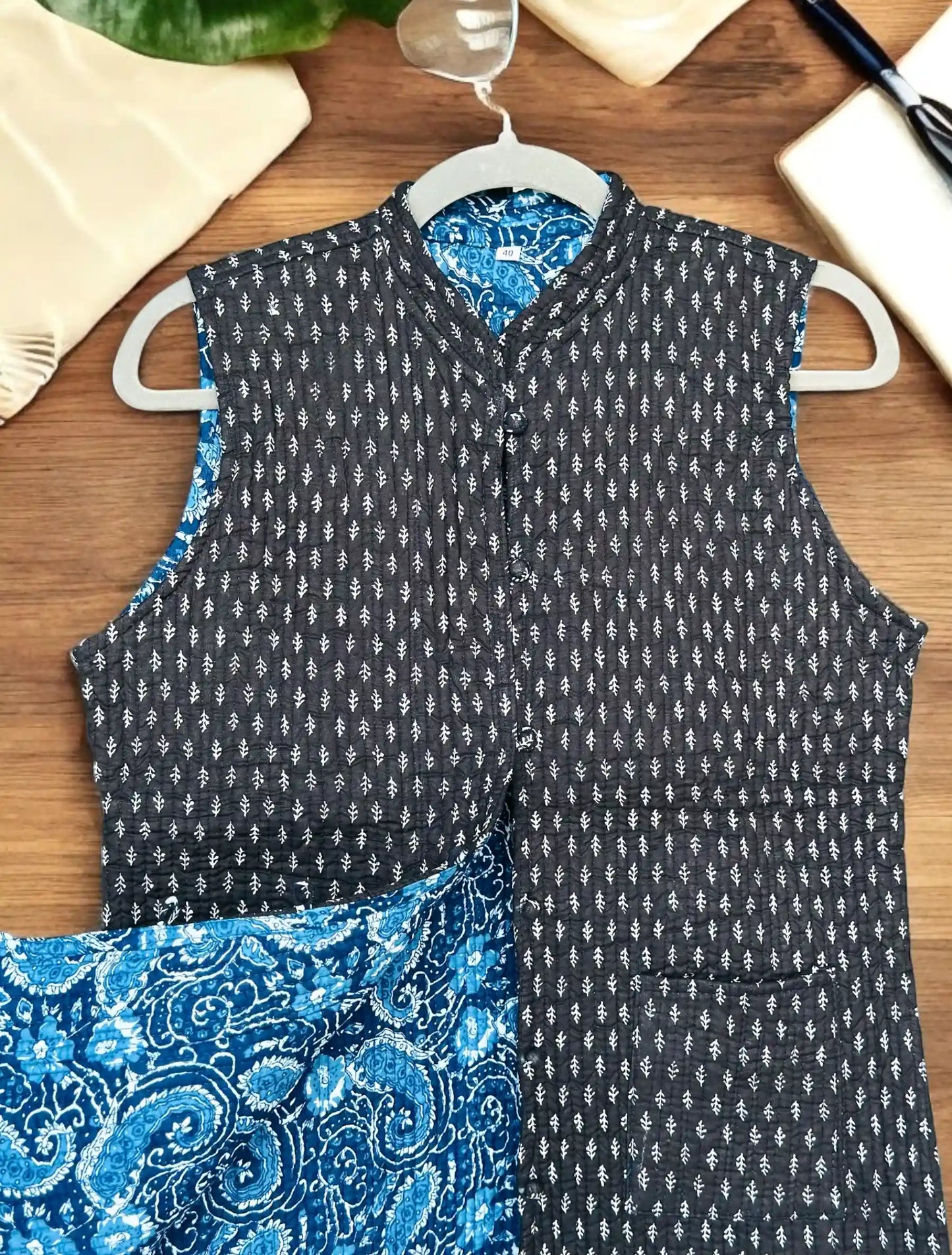 Black Botti Jaipuri Jacket