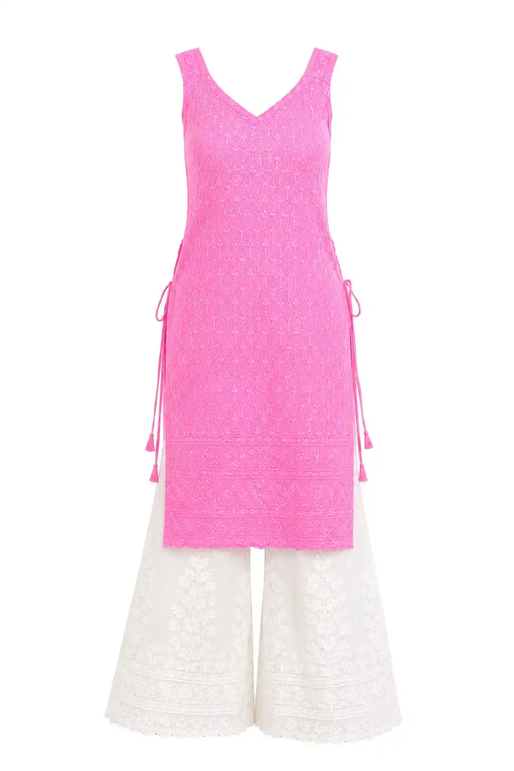 Blush Pink Sequence Gulnaz Kurta