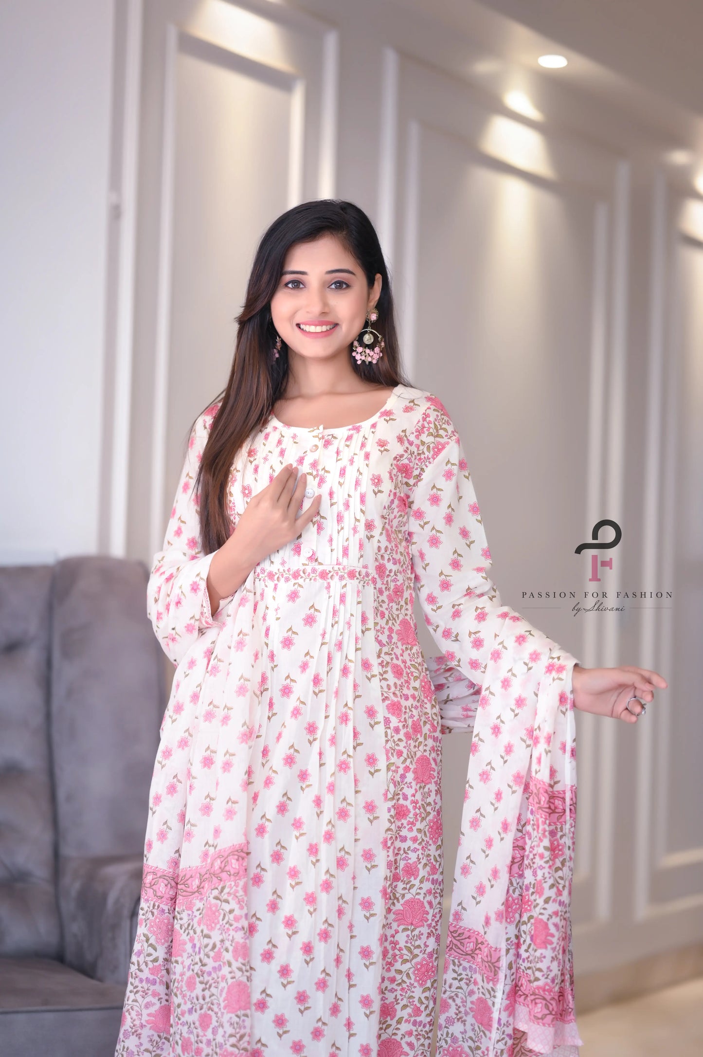Dew Cotton Meher MulMul Suit Set