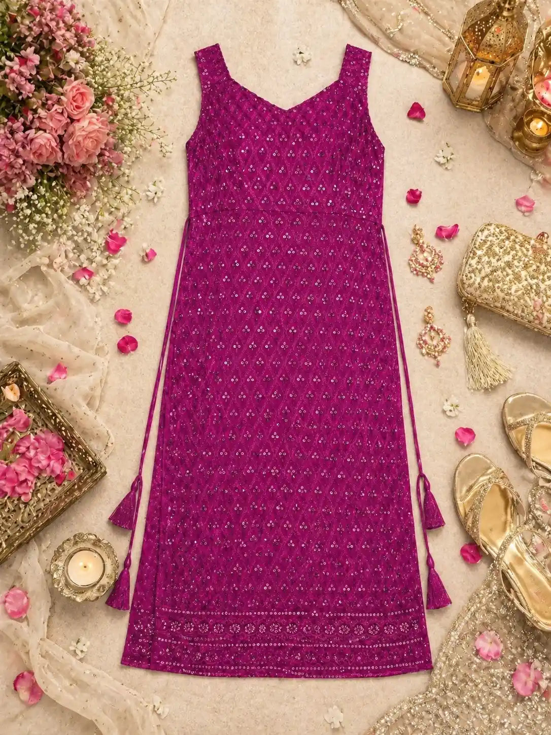 Fine Wine Sequence Gulnaz Kurta