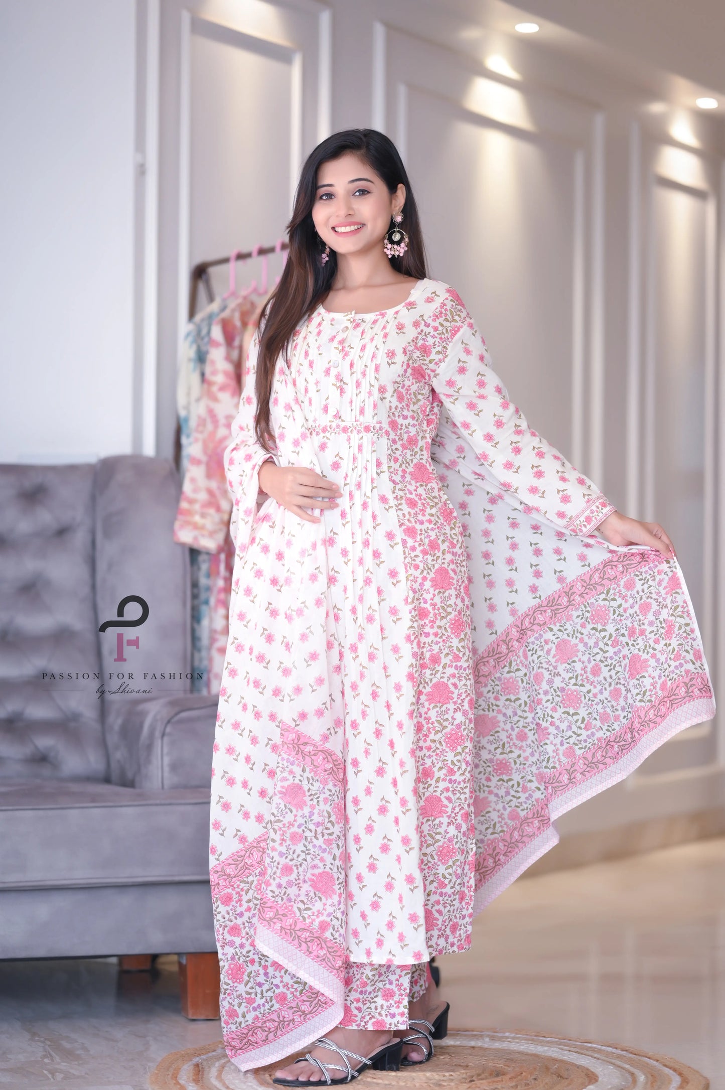 Dew Cotton Meher MulMul Suit Set