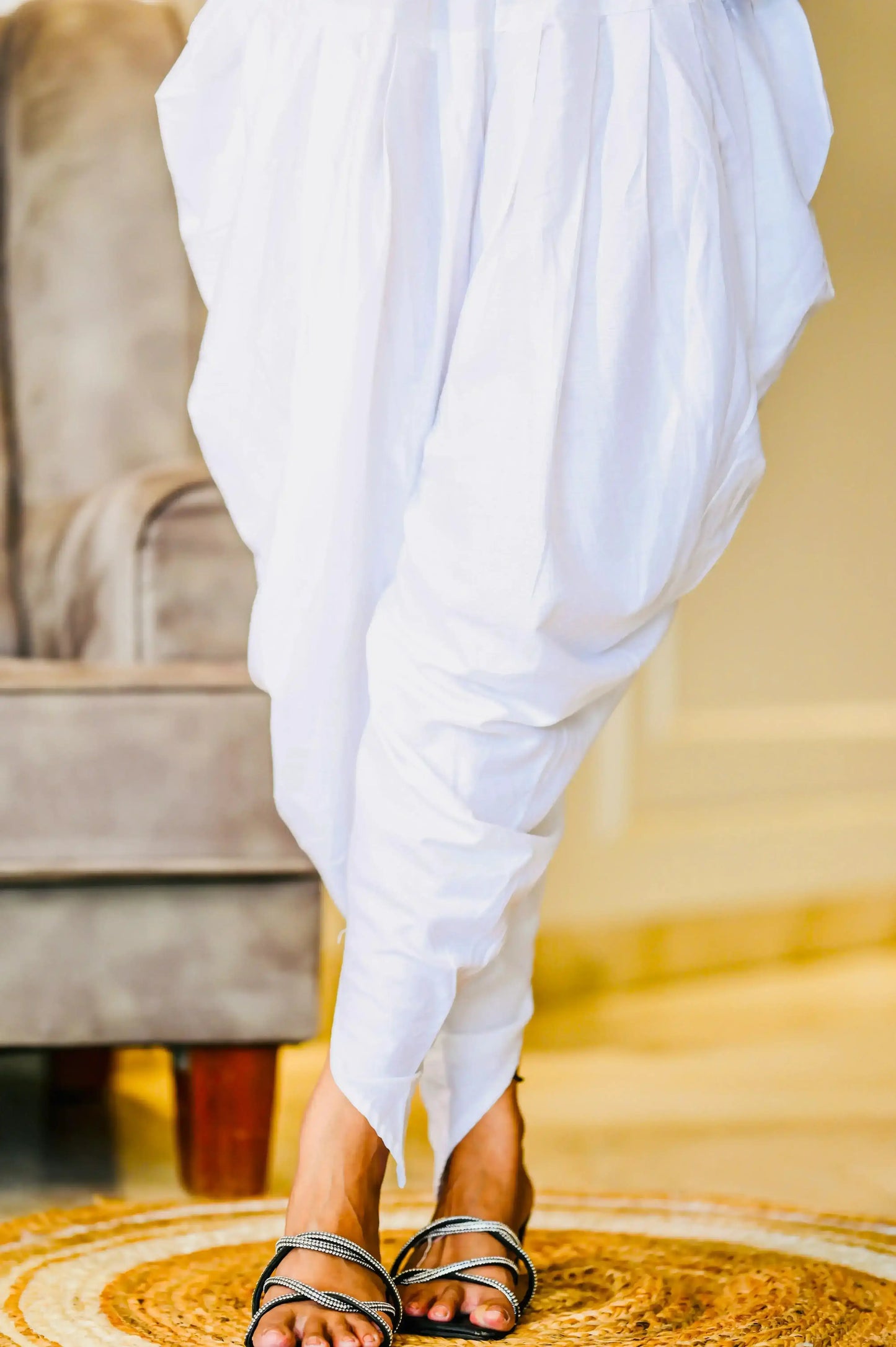 Eliza Crepe Gulnaz Dhoti Pants - Passion for Fashion by Shivani