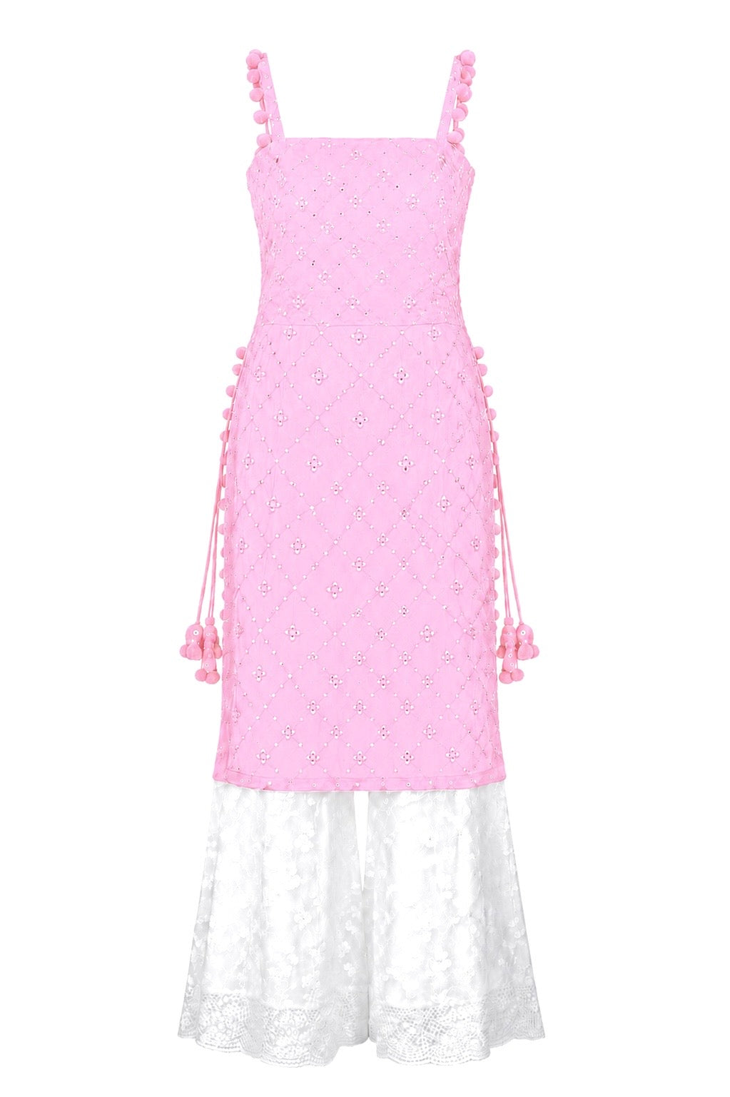 Blushy Pink Embroidered Gulnaz Kurta