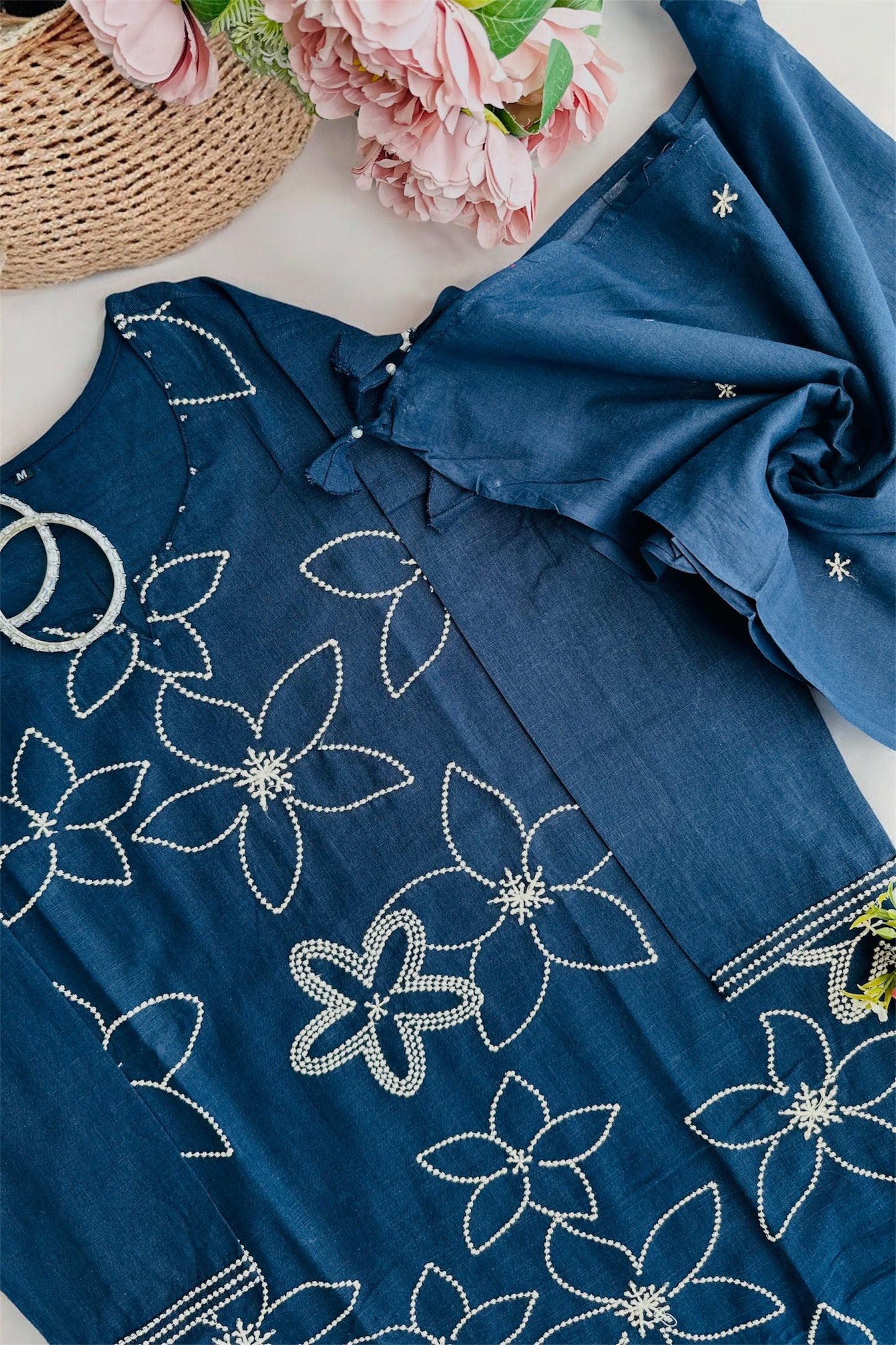 Meher’s Midnight Embroidered Suit Set