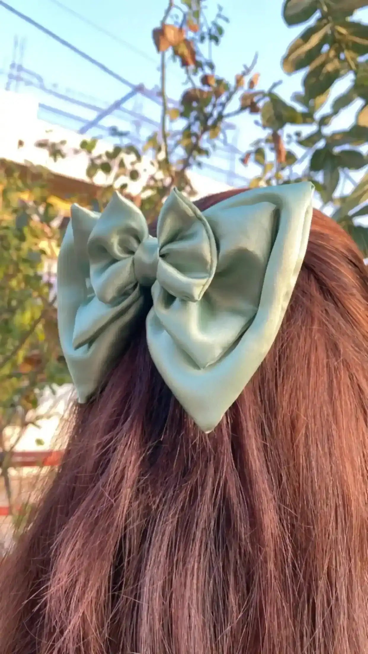 Satin Green Bow Tie - Passion for Fashion by Shivani