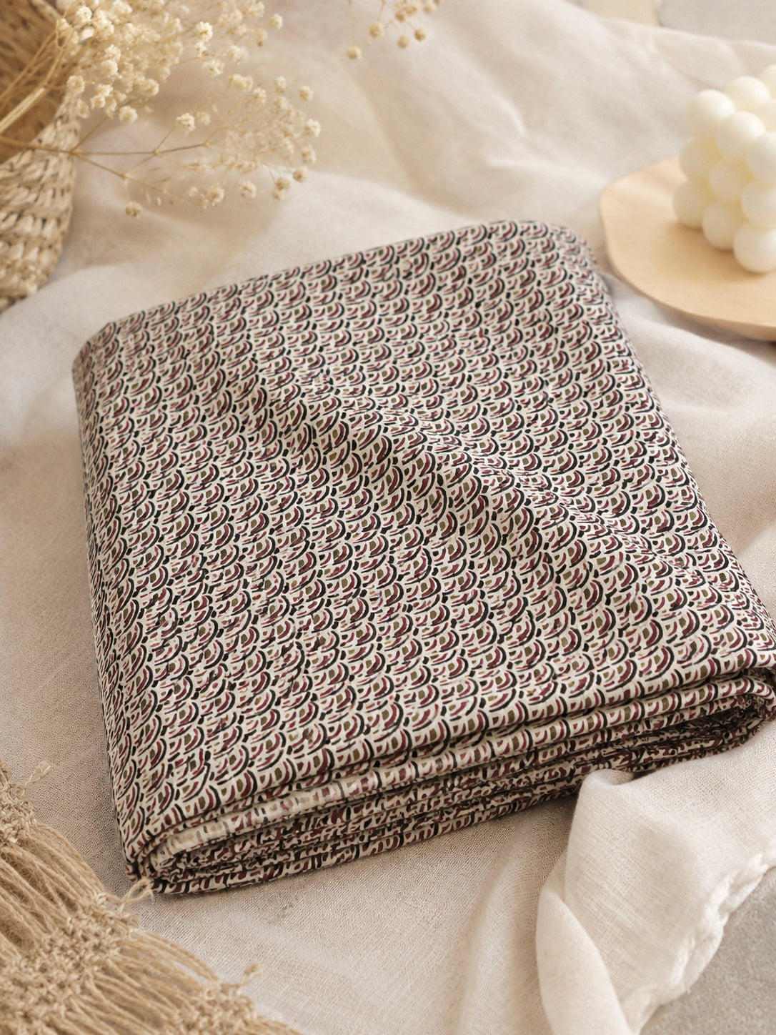 Traditional Hand Block Print Cotton Fabric