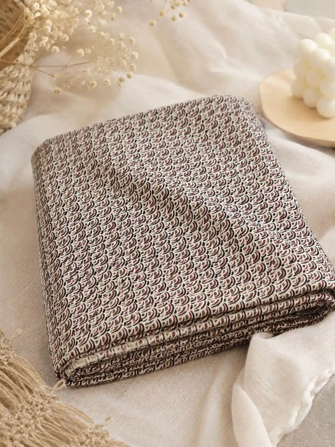 Traditional Hand Block Print Cotton Fabric