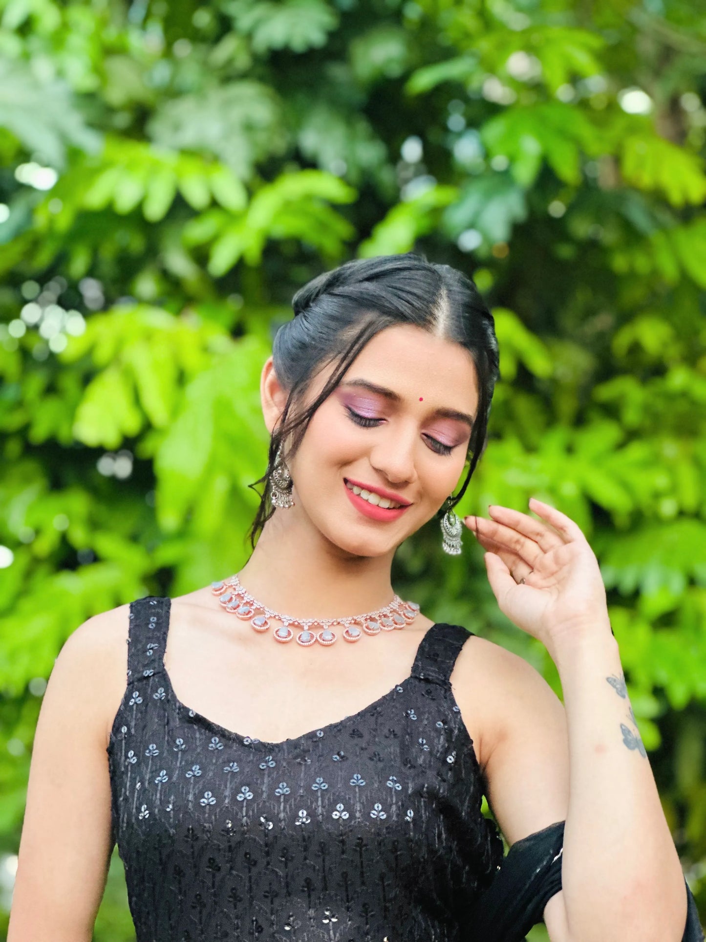 Mahima's Twilight Black Gulnaz Ensemble