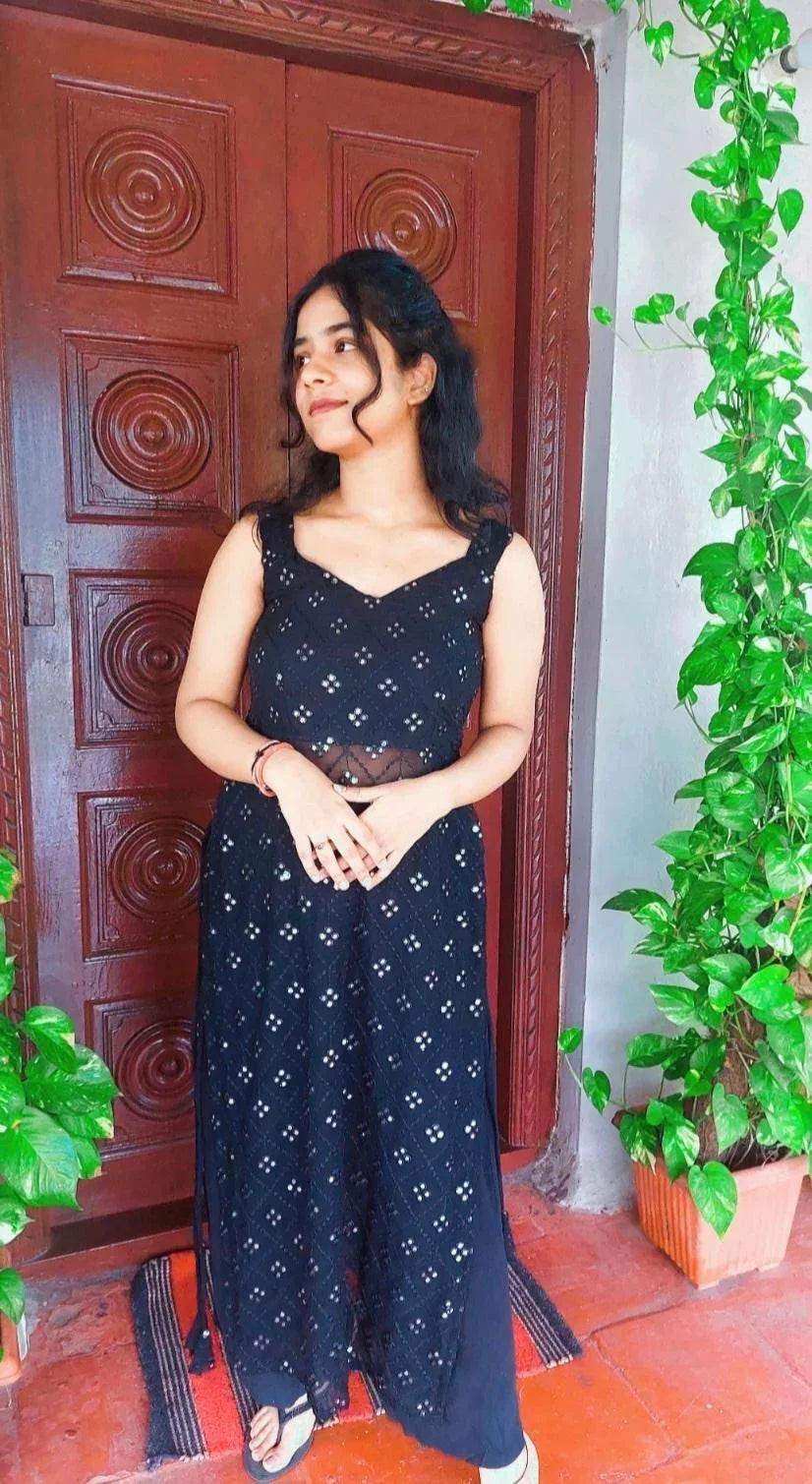 Twilight Black Mirror Gulnaz Kurta - Passion for Fashion by Shivani