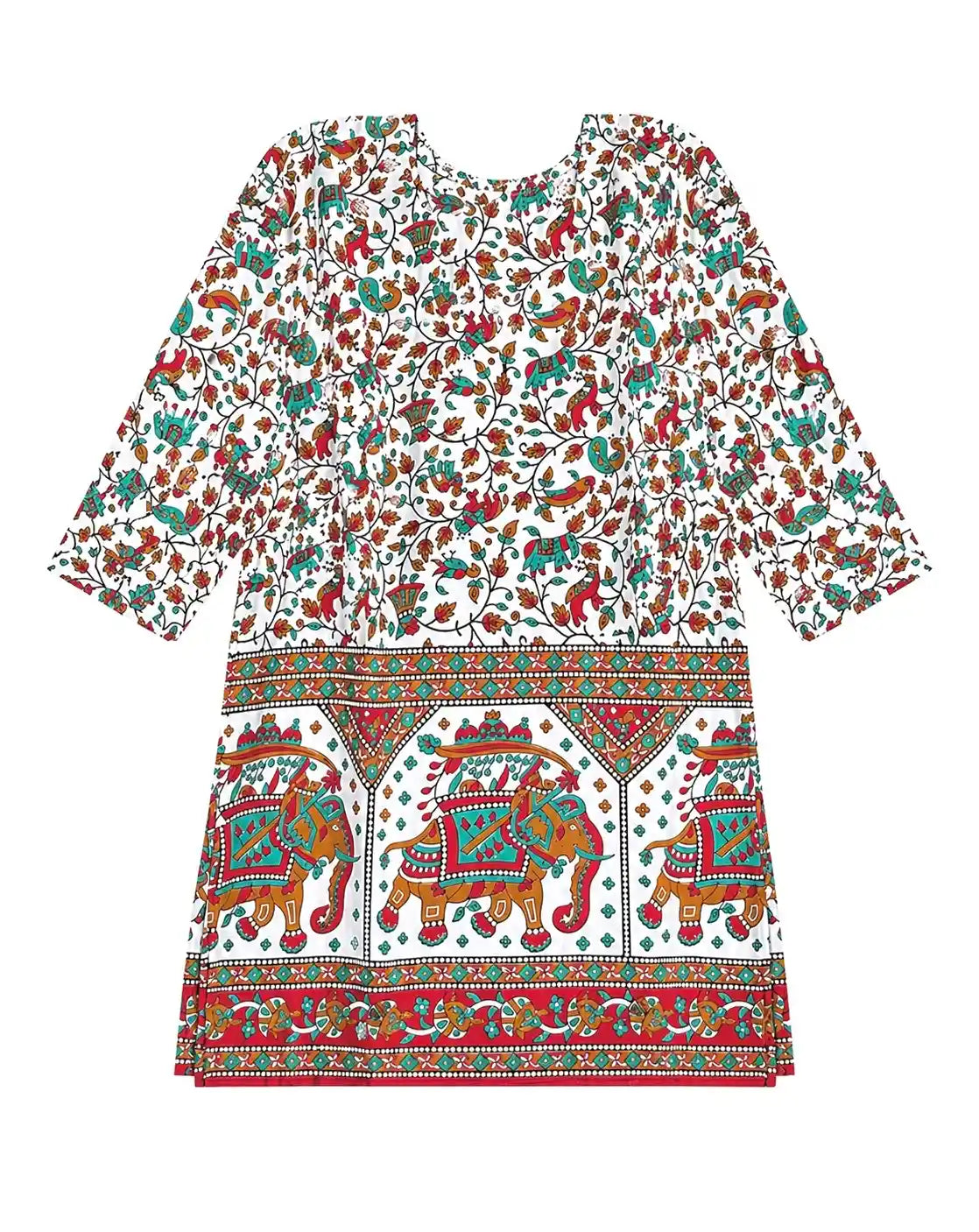 White Elephant Short Kurta