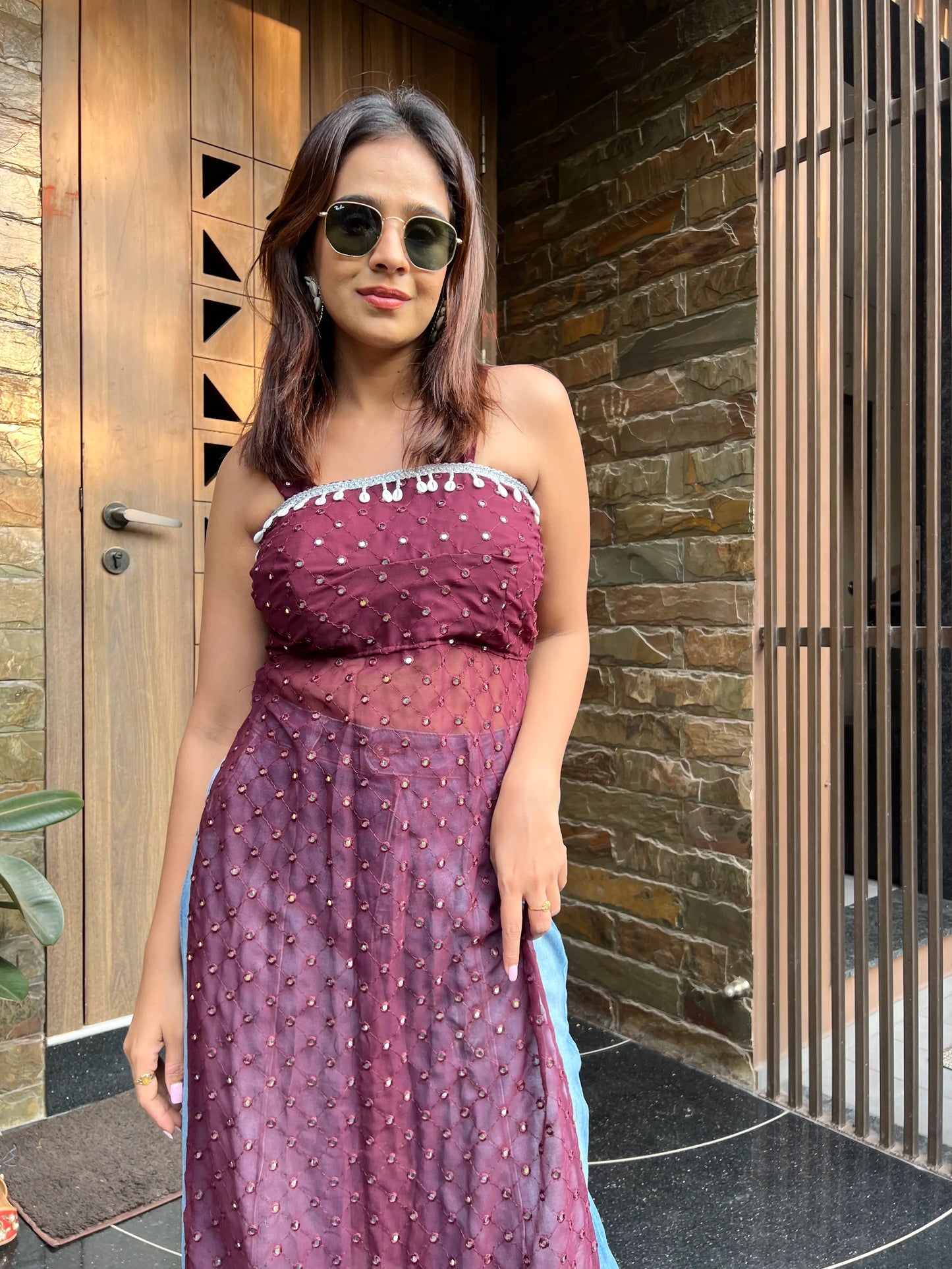 Swati's Fine Wine Dori Gulnaz Kurta