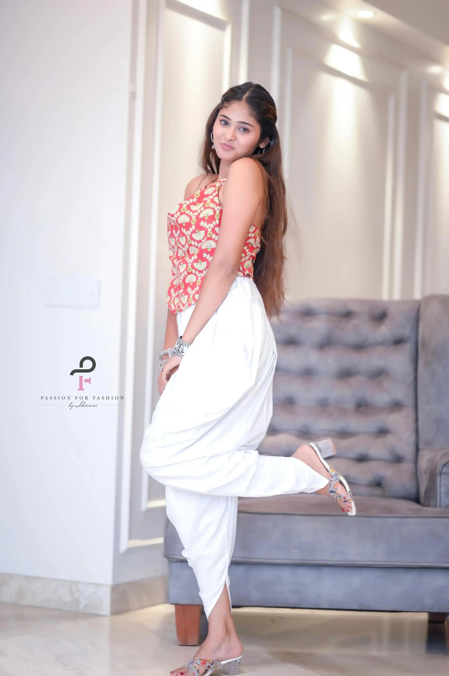 Maroon Kalamkari Bralette Mulmul Top - Passion for Fashion by Shivani