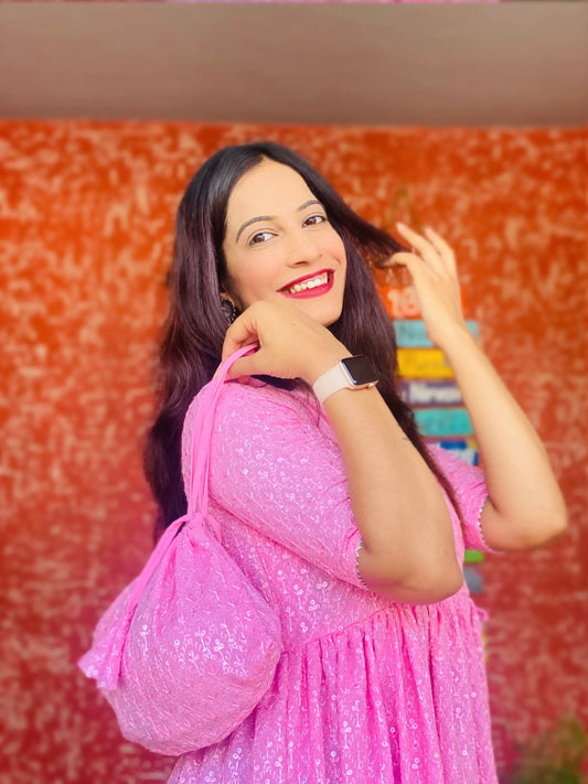 Pretty In Pink Angrakha Peplum - Passion for Fashion by Shivani