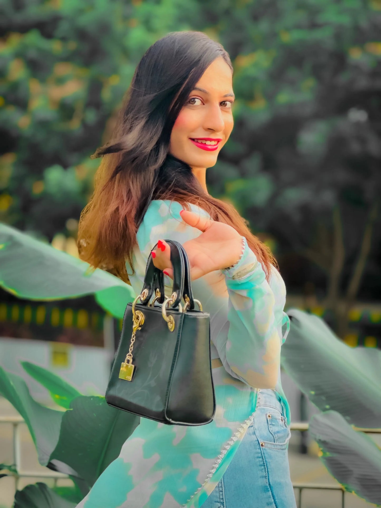 Tye Dye Georgette Dori Gulnaz Kurta - Passion for Fashion by Shivani