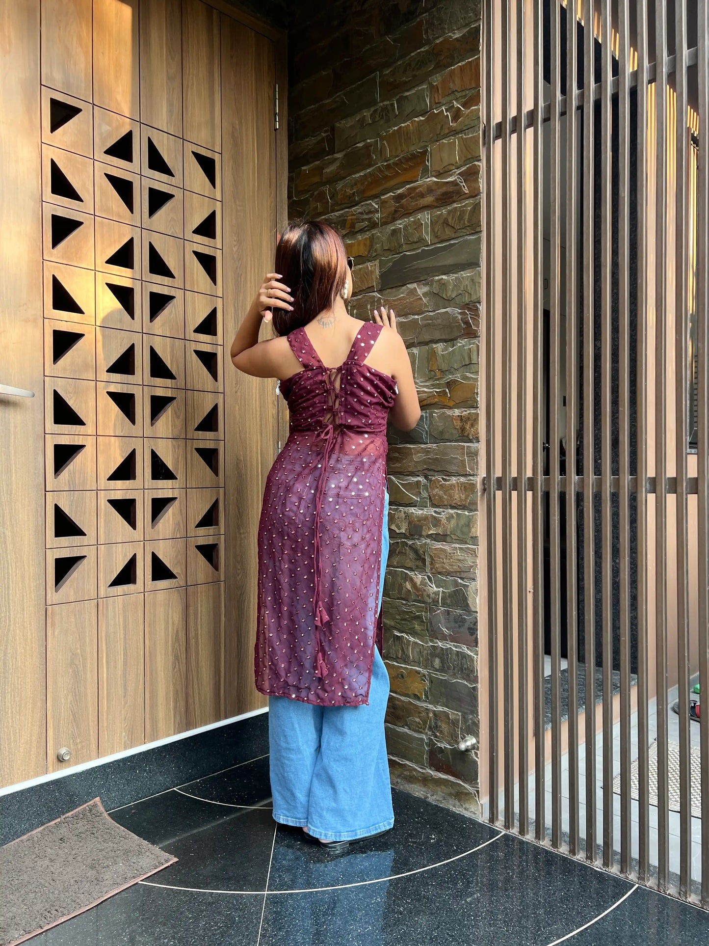 Swati's Fine Wine Dori Gulnaz Kurta