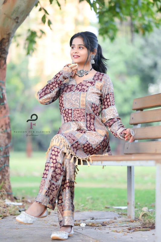 Patch Muslin Cord Set - Passion for Fashion by Shivani