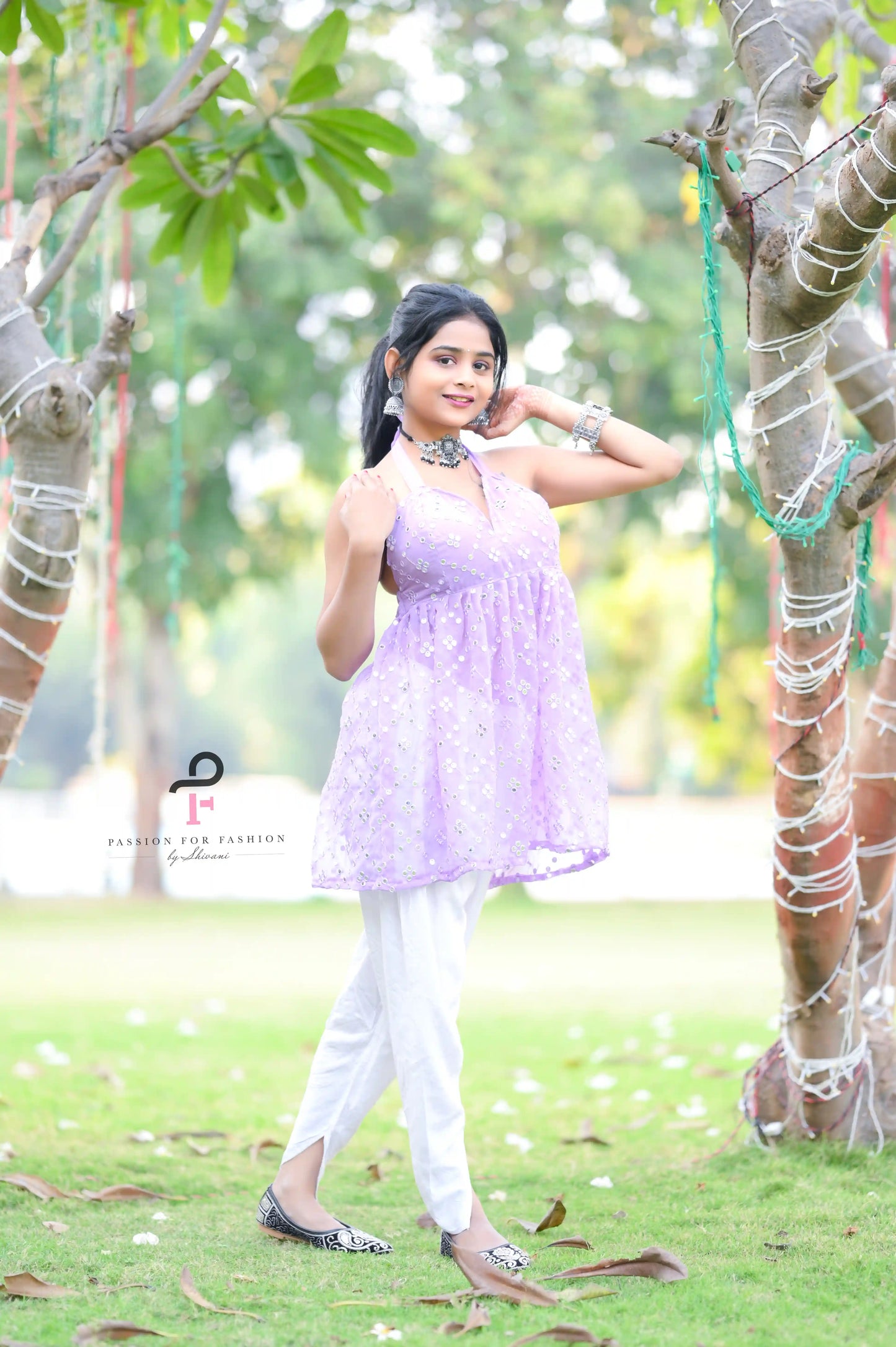 Blush Lilac Gulnaz Peplum Top