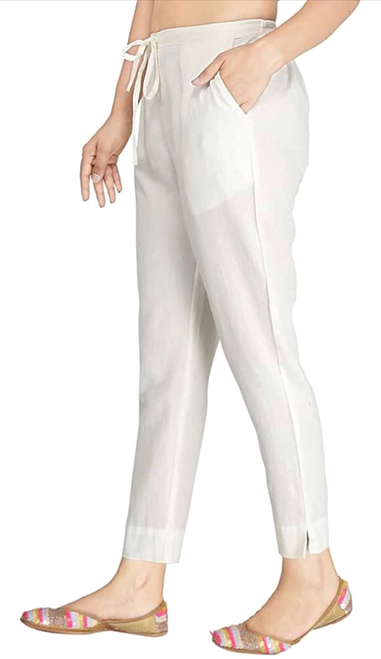 The Classy White Linen Cotton Must Pick Pants