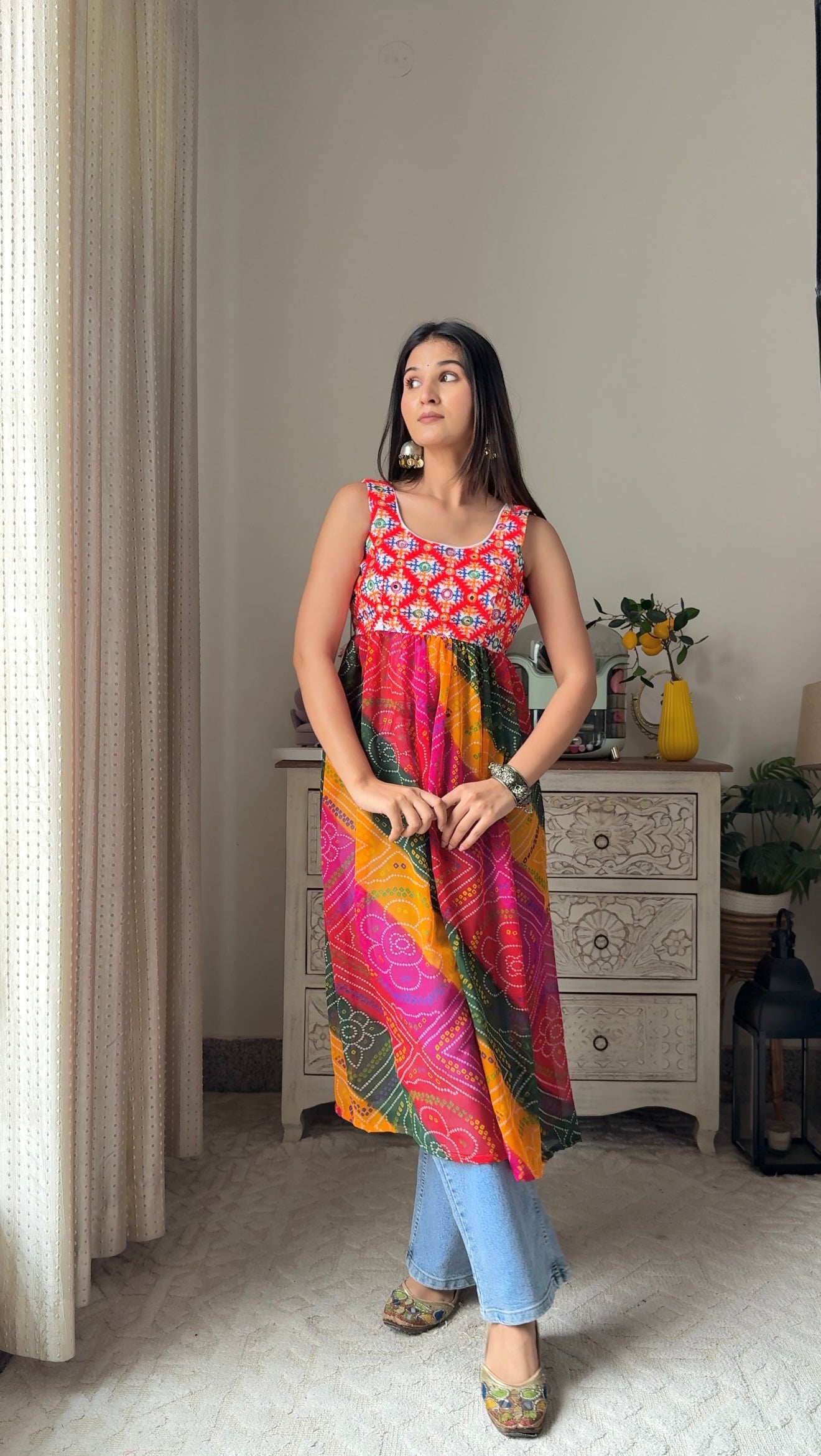 Swati’s Rangreza Back-Tie Kurti