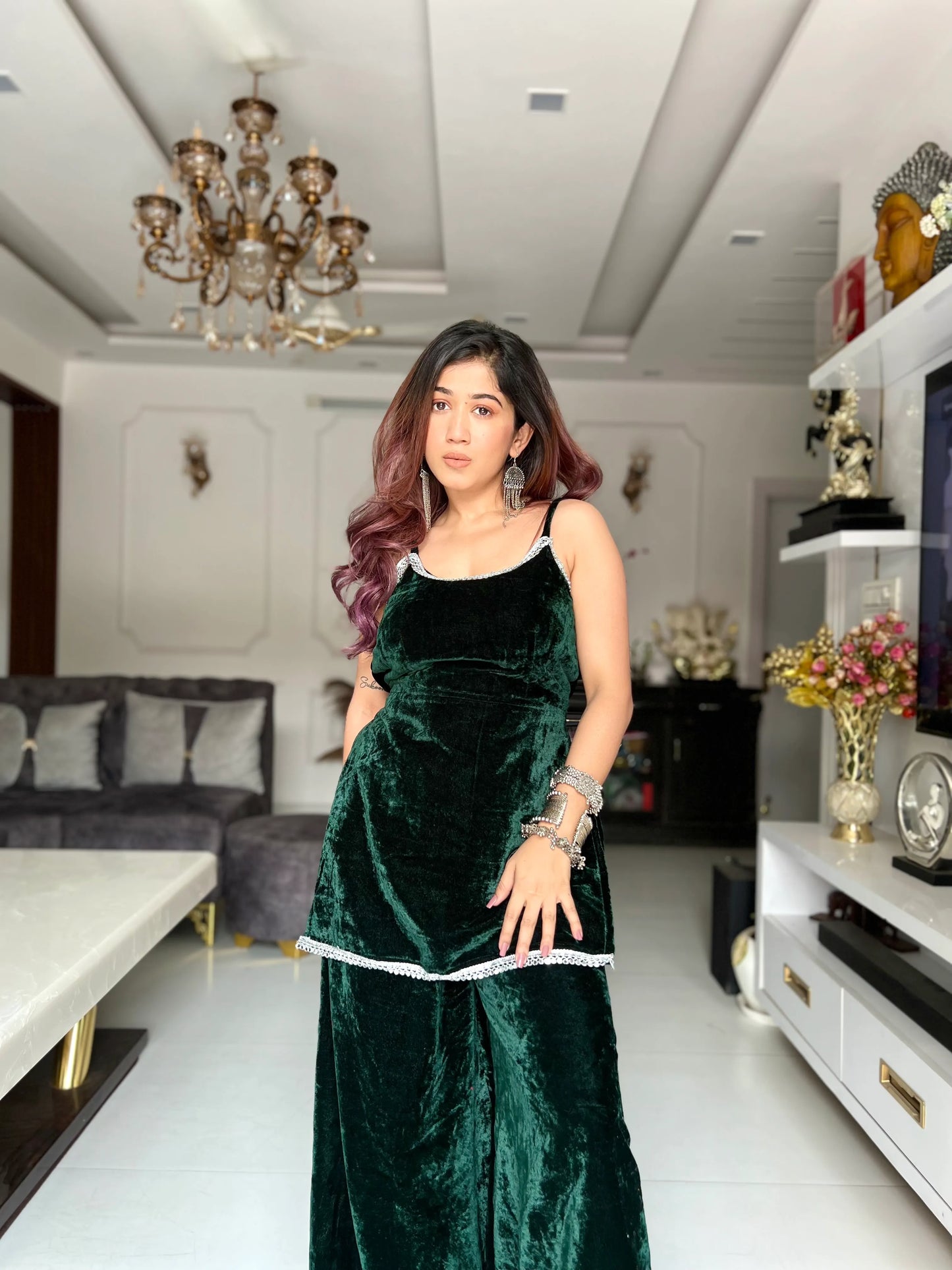 Surabhi's Emerald Green Gulnaz Ensemble