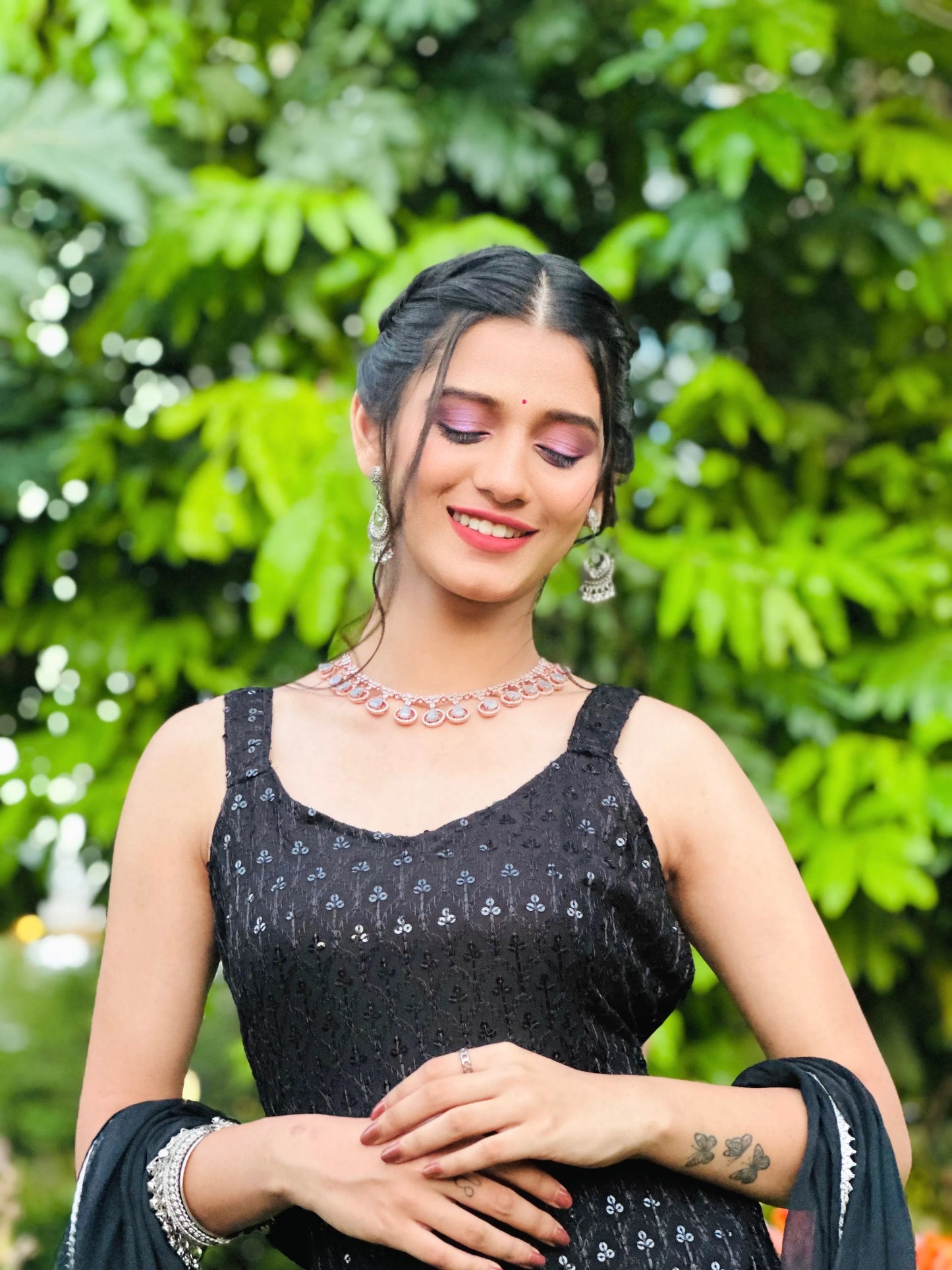 Mahima's Twilight Black Gulnaz Ensemble