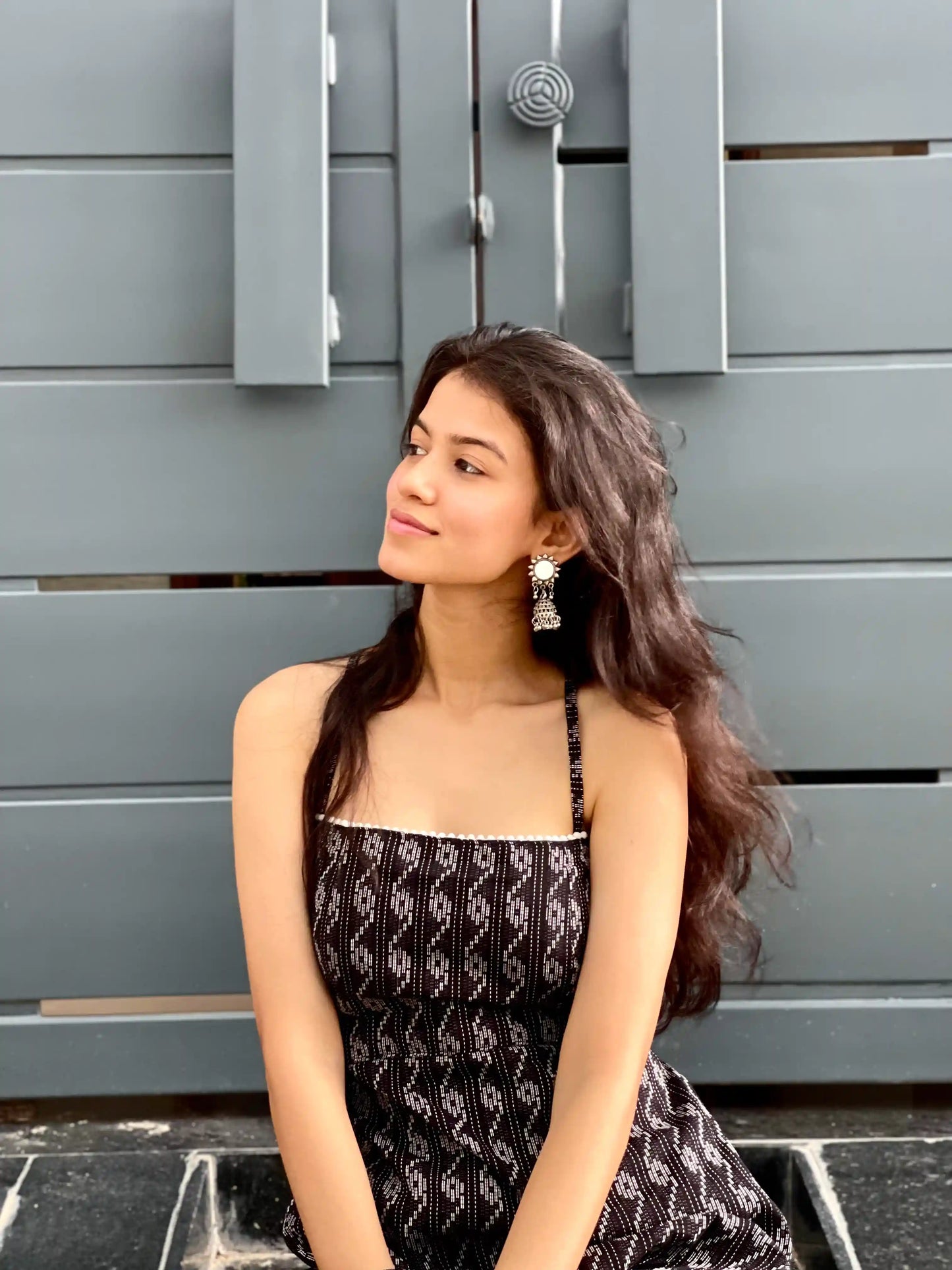 Noor Noir Ikkat Kurta