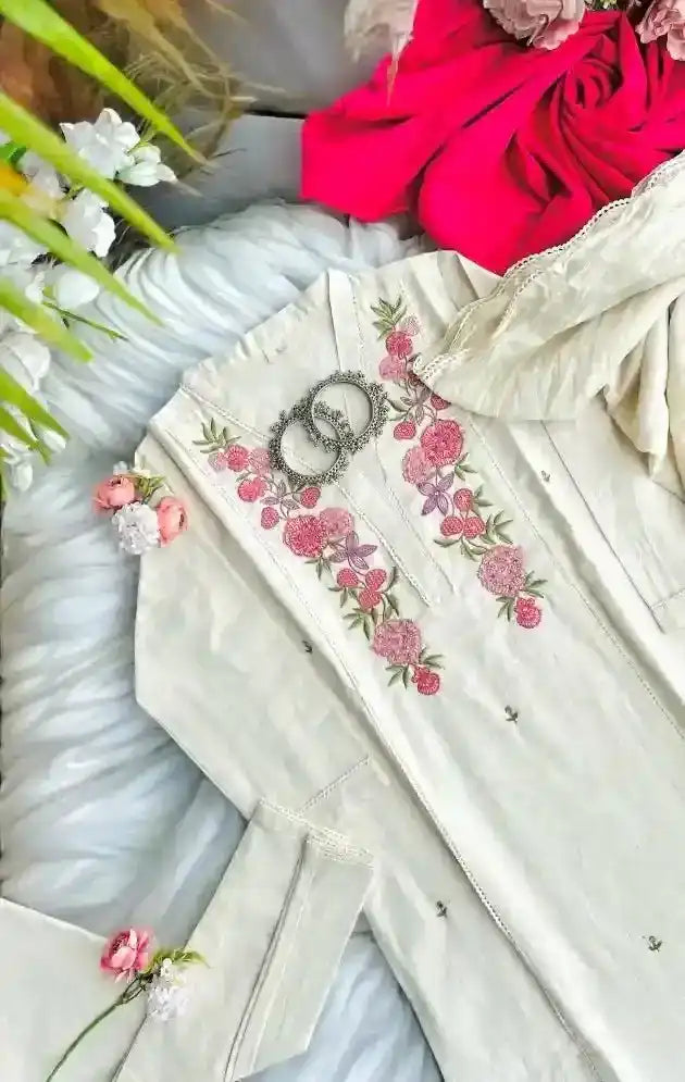 Gulnaar Embroidered Meher Suit Set - Passion for Fashion by Shivani