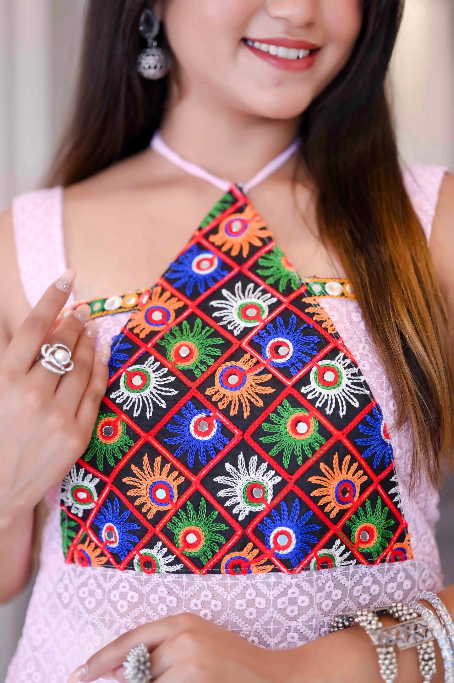 Blossom Pink Embroidered Gulnaz Kurta