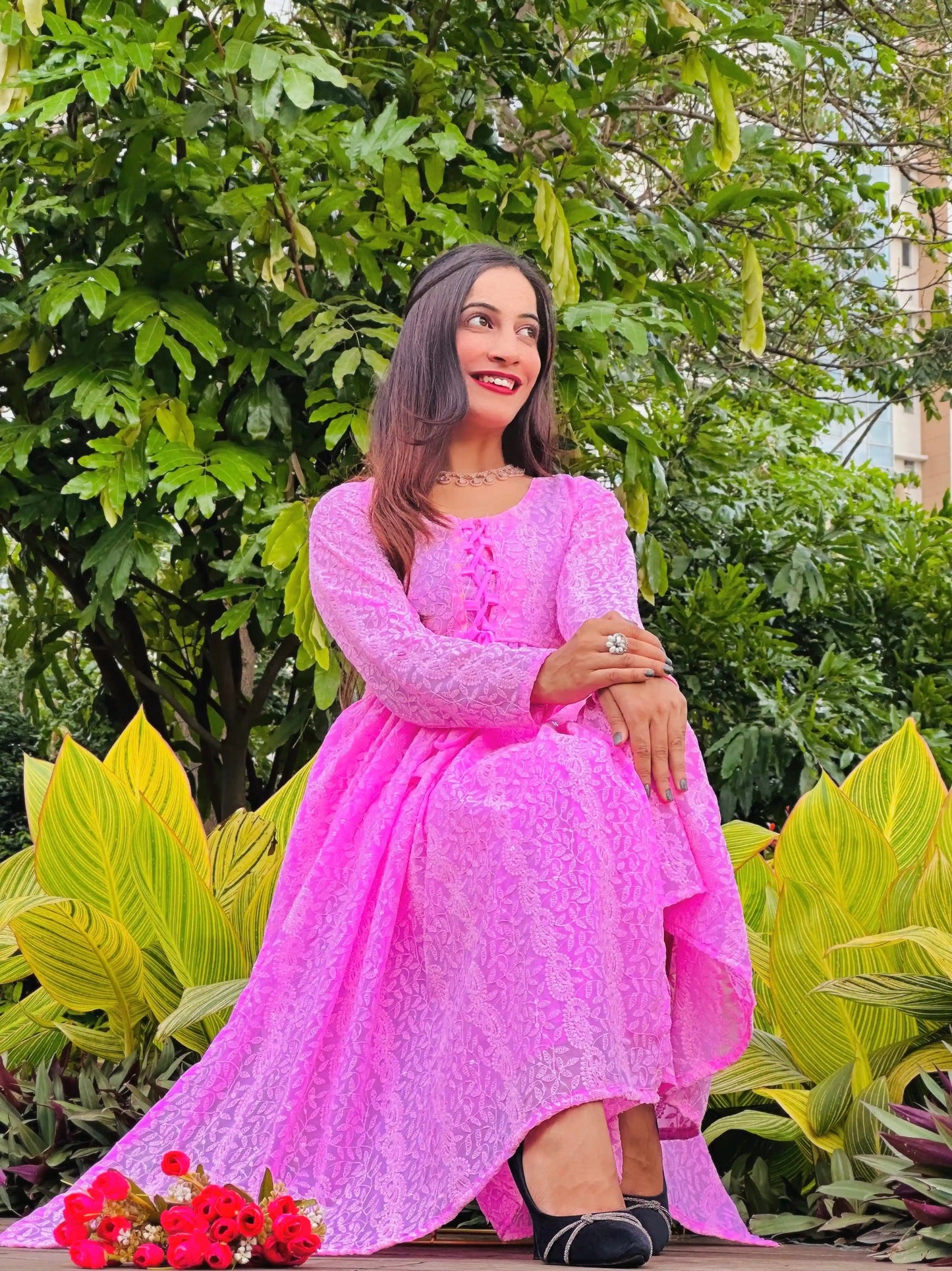 Blush Pink Dori Gulnaz Ensemble