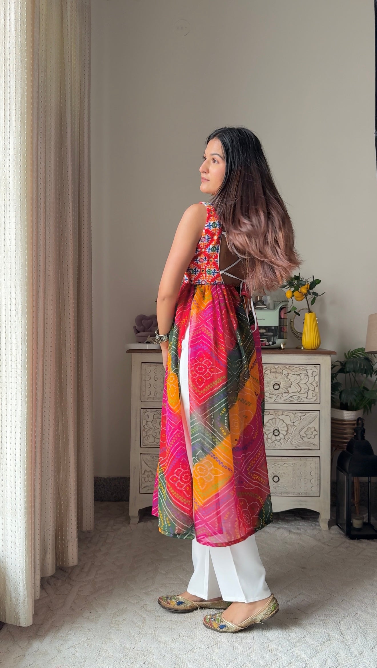 Swati’s Rangreza Back-Tie Kurti