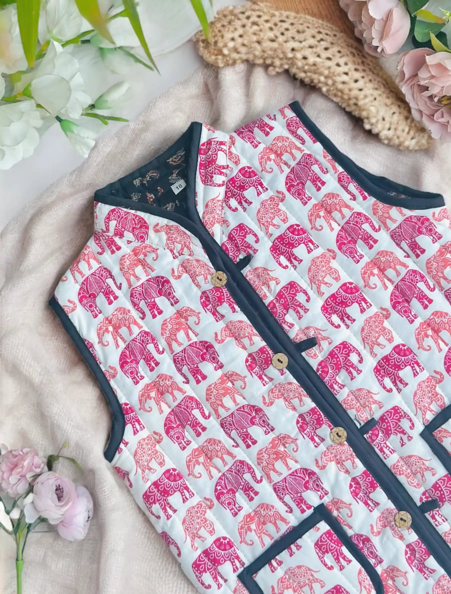 Elephant Kids Reversible Jaipuri Jacket