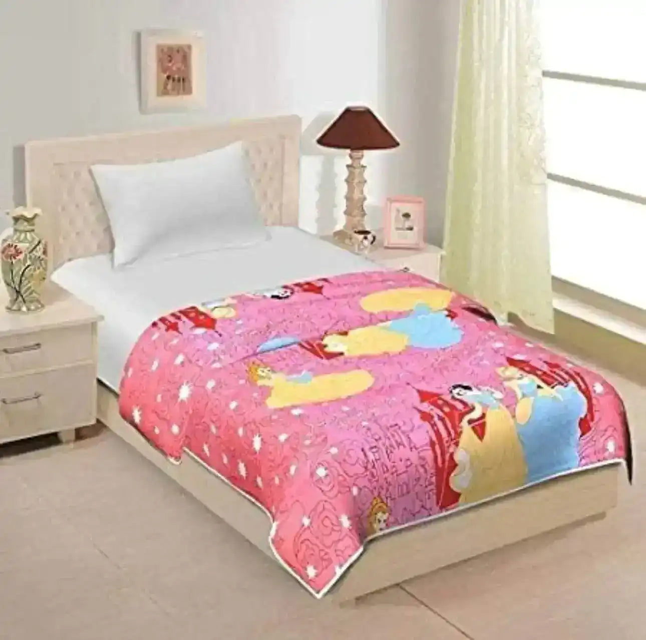 Pink All Season Long Jaipuri Blanket