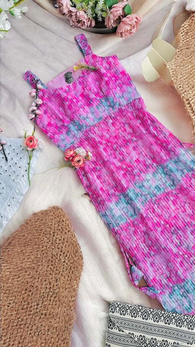 Shaded Pink Sequence Gulnaz Kurta