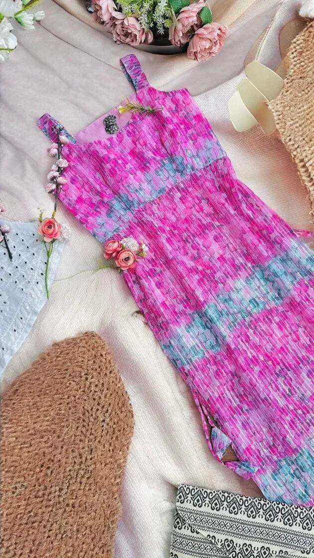 Shaded Pink Sequence Gulnaz Kurta - Passion for Fashion by Shivani