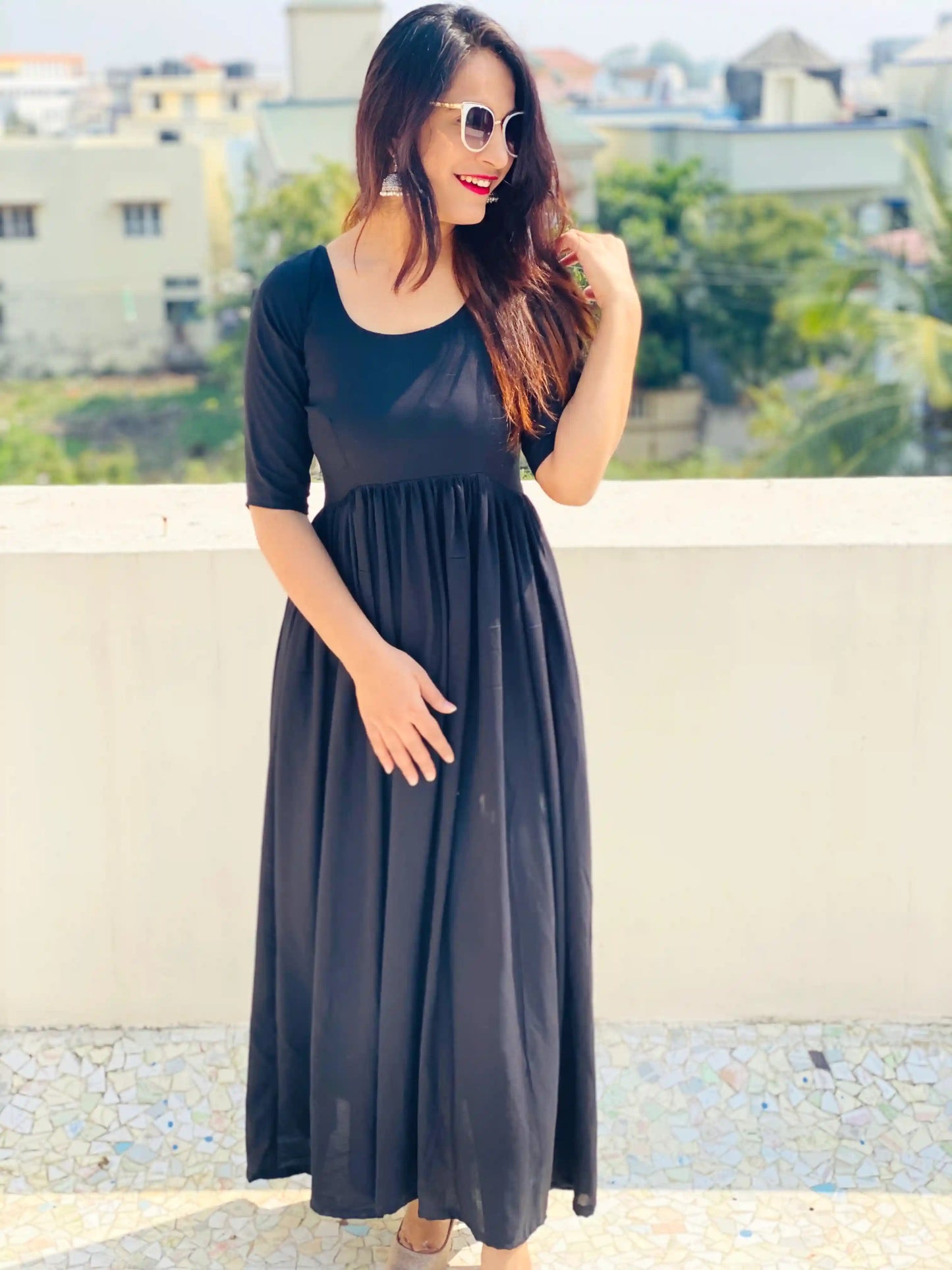 Noor Tassel Back Maxi
