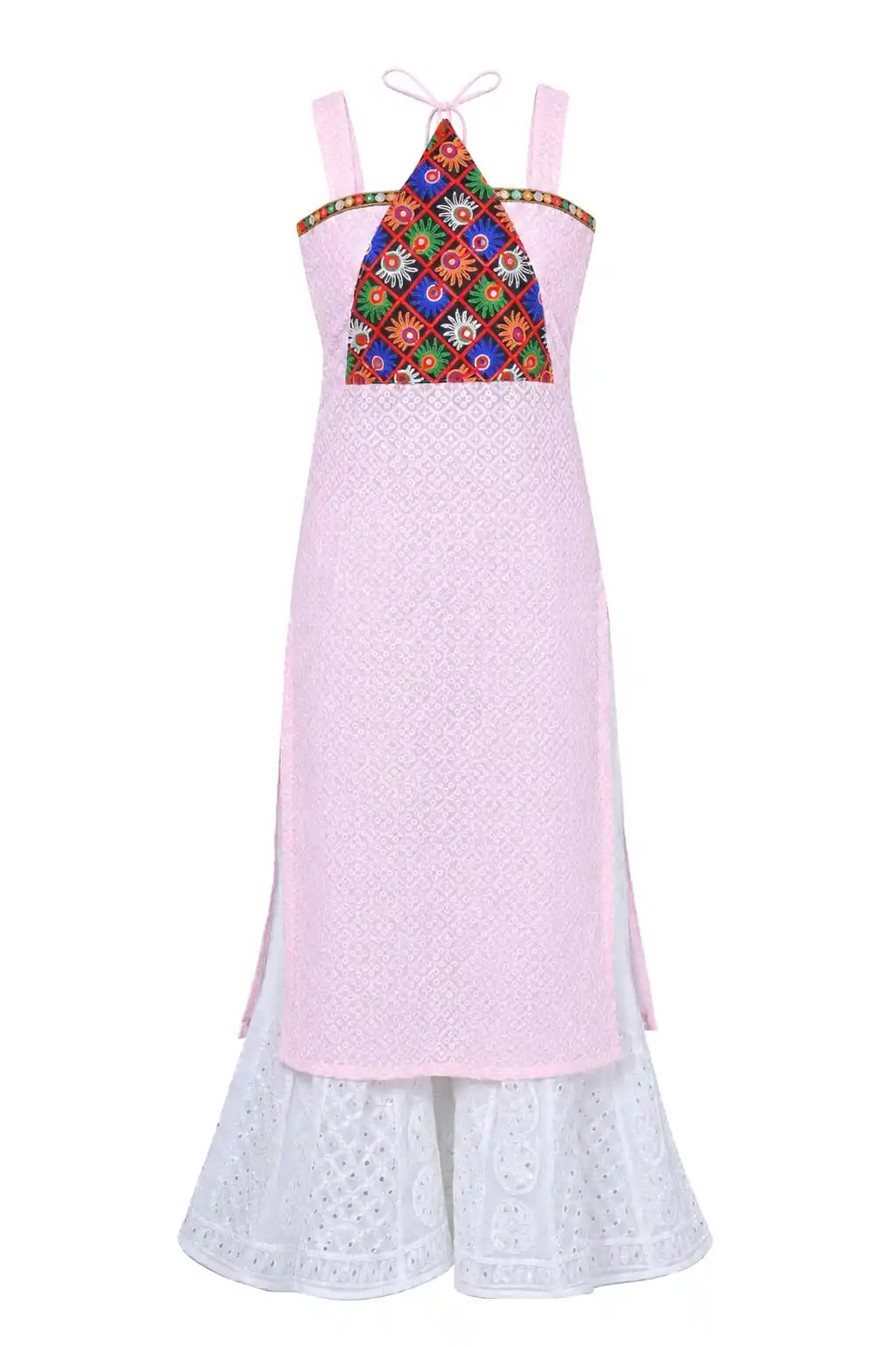 Blossom Pink Embroidered Gulnaz Kurta