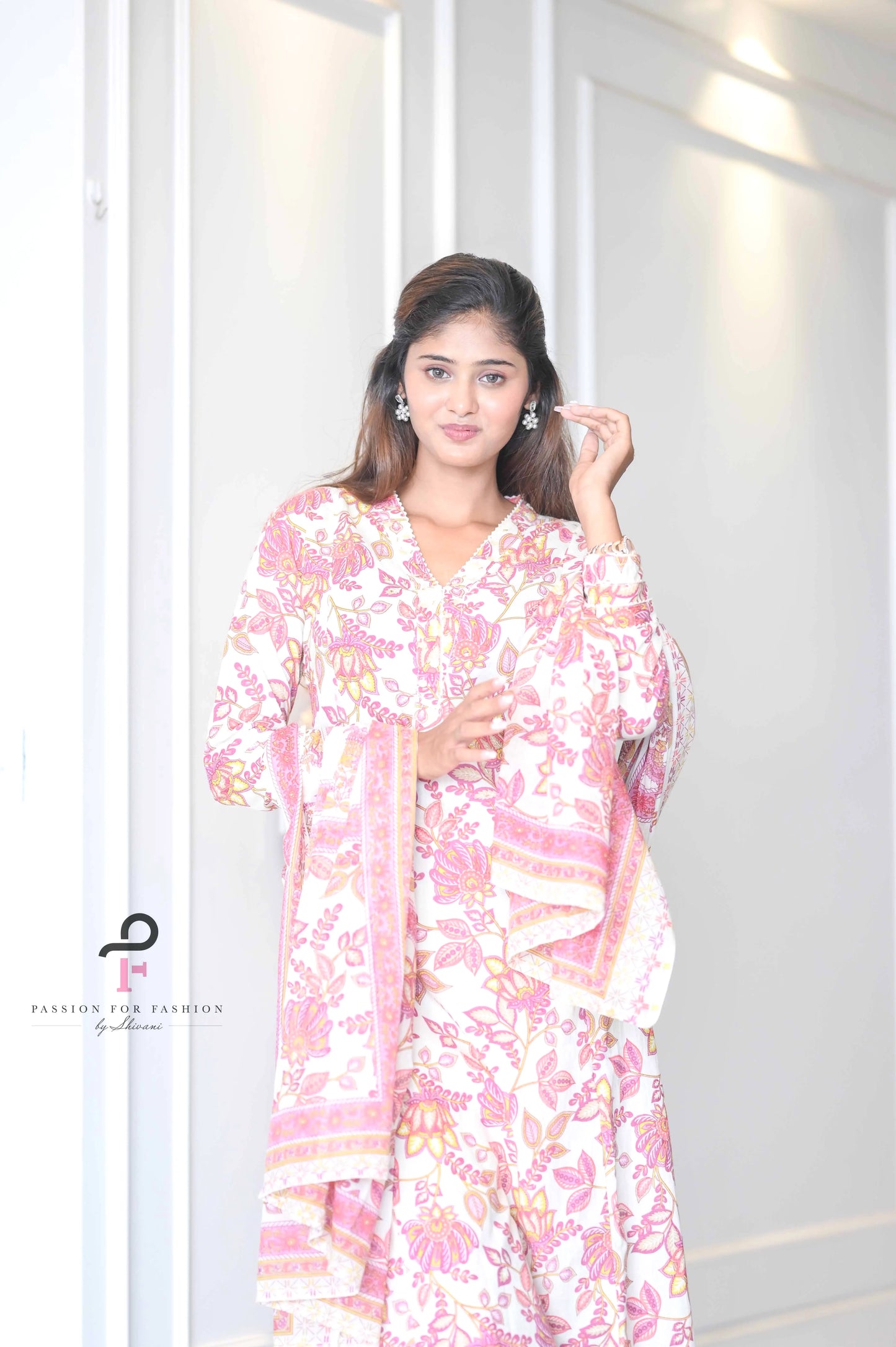 Kalamkari Meher MulMul Suit Set
