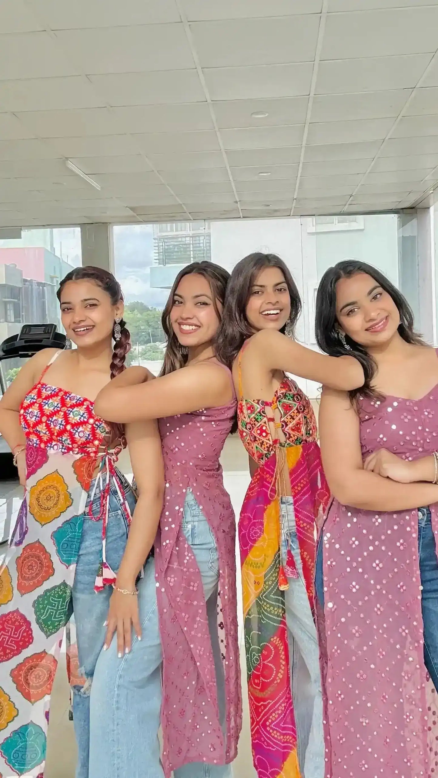 Boho Bloom Side-Tie Kurti - Passion for Fashion by Shivani