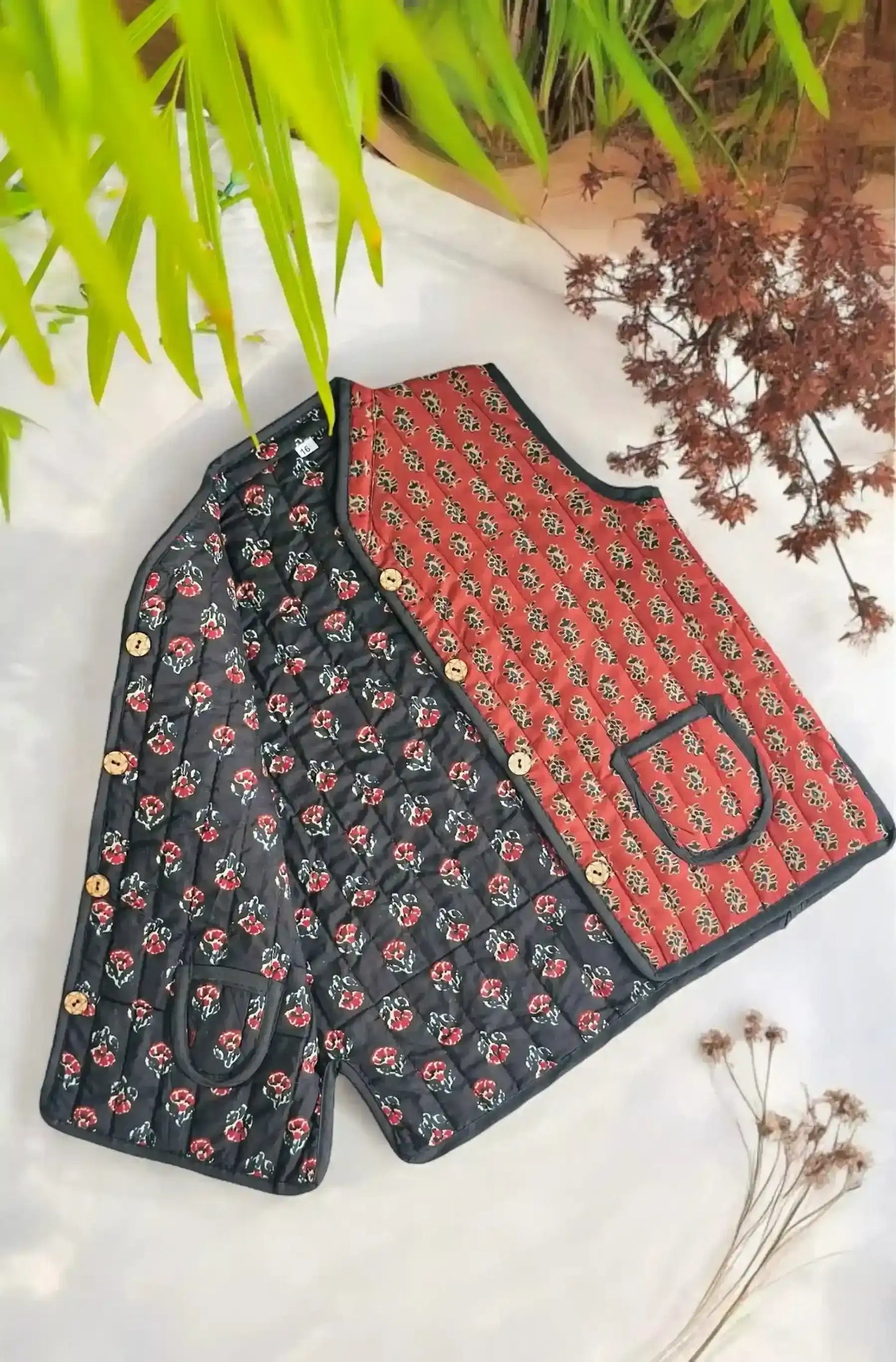 Blush Maroon Kids Reversible Jacket - Passion for Fashion by Shivani